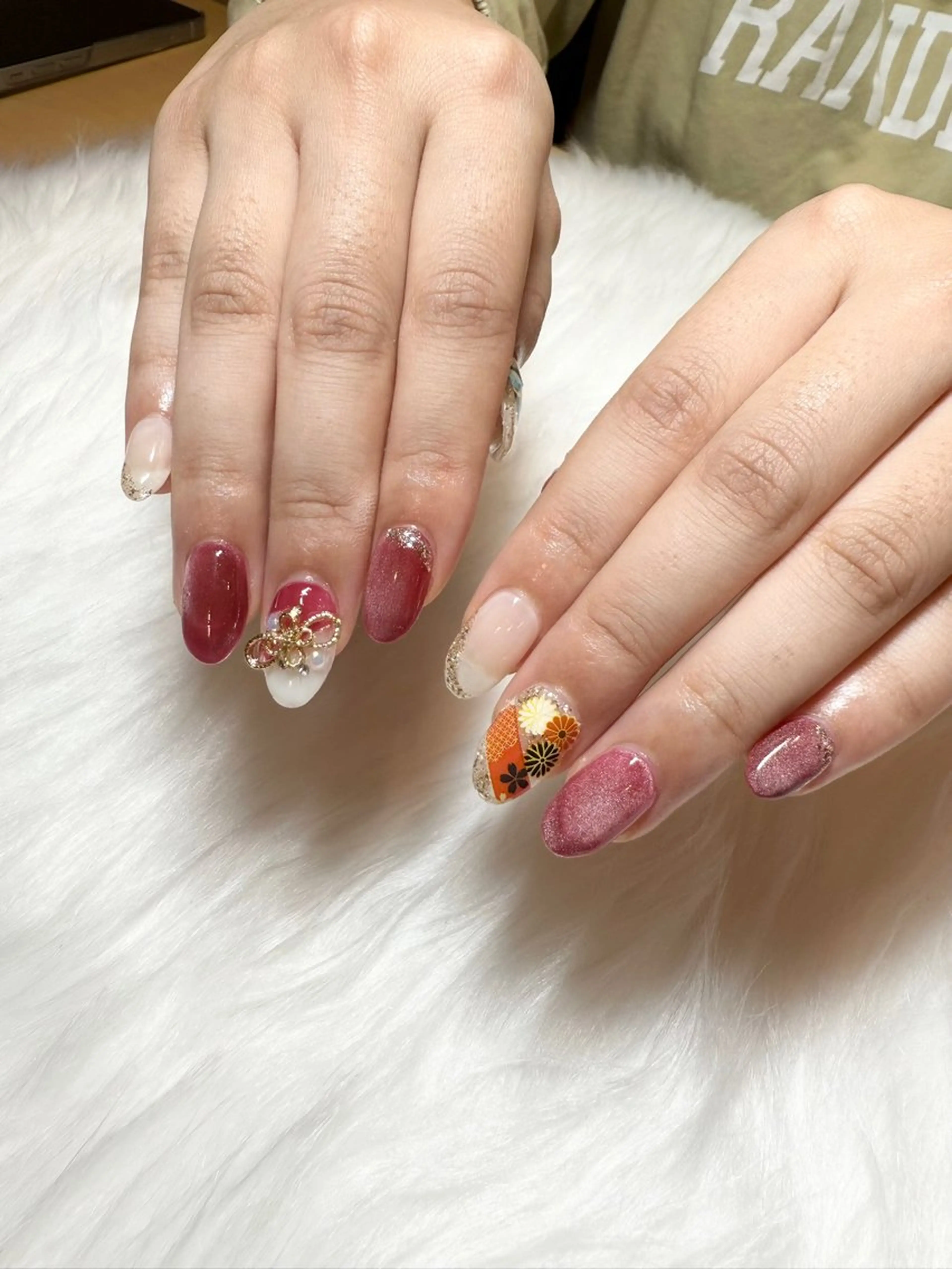 ネイル 成人式 nail salon 〜Miari〜所属・吉澤 梓のネイルデザイン