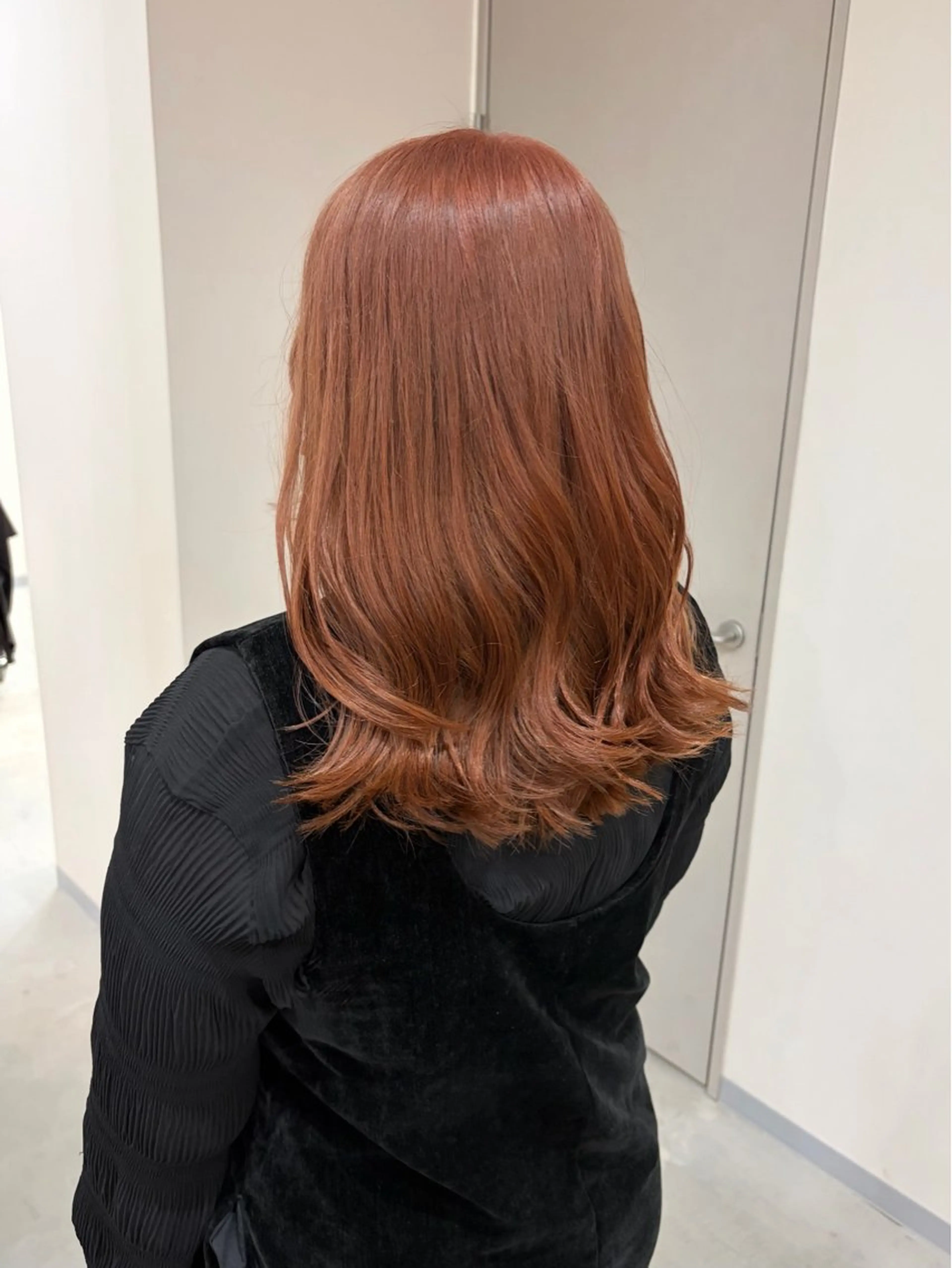 セミロング カラー ベージュカラー オレンジ ピンクカラー ピンクベージュ カット ヘアカラー トリートメント china/ボブ /似合わせカラーのヘアスタイル