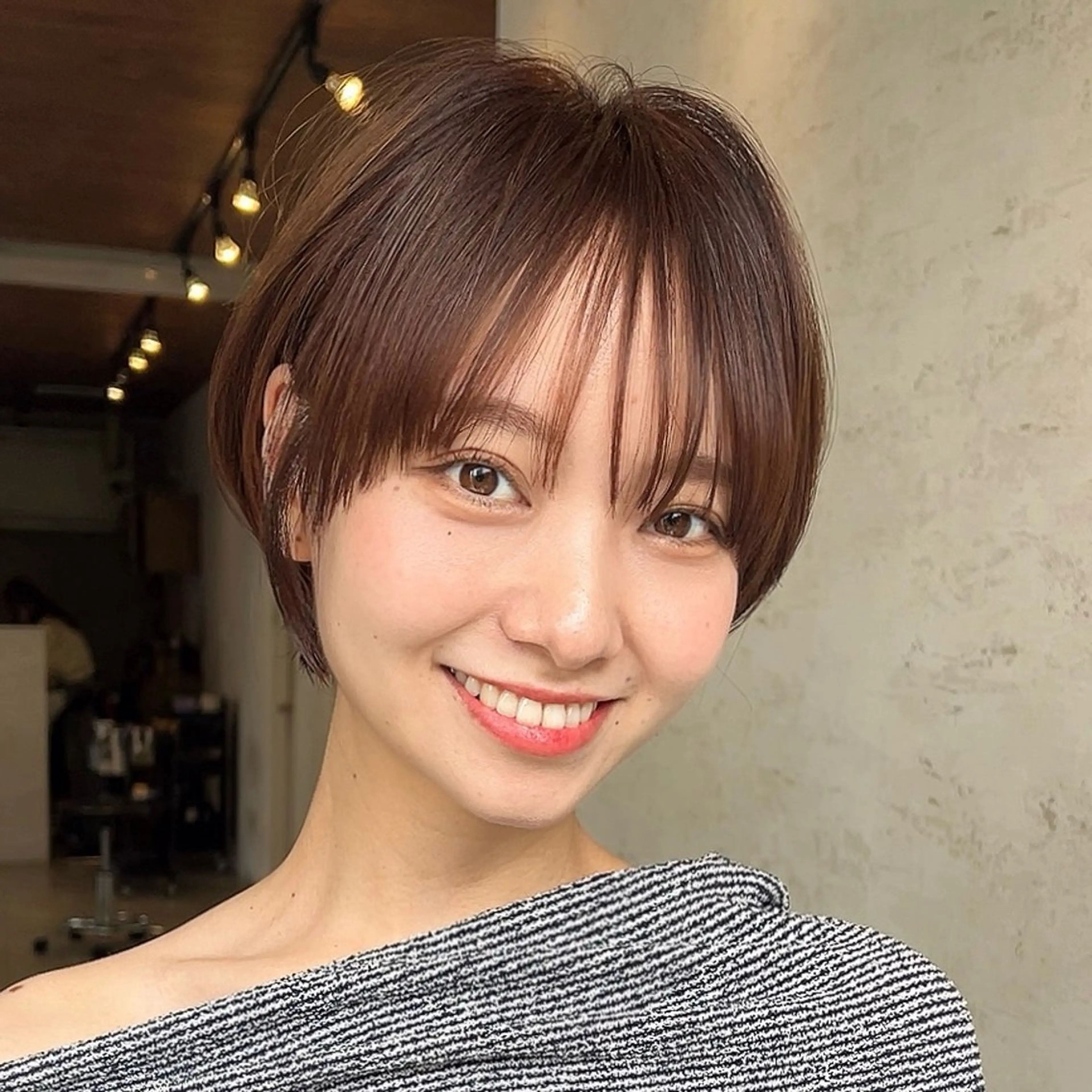ショート カット ヘアカラー トリートメント calna by  elmo所属・ショート特化美容師 大阪京橋　大本　渉のヘアスタイル