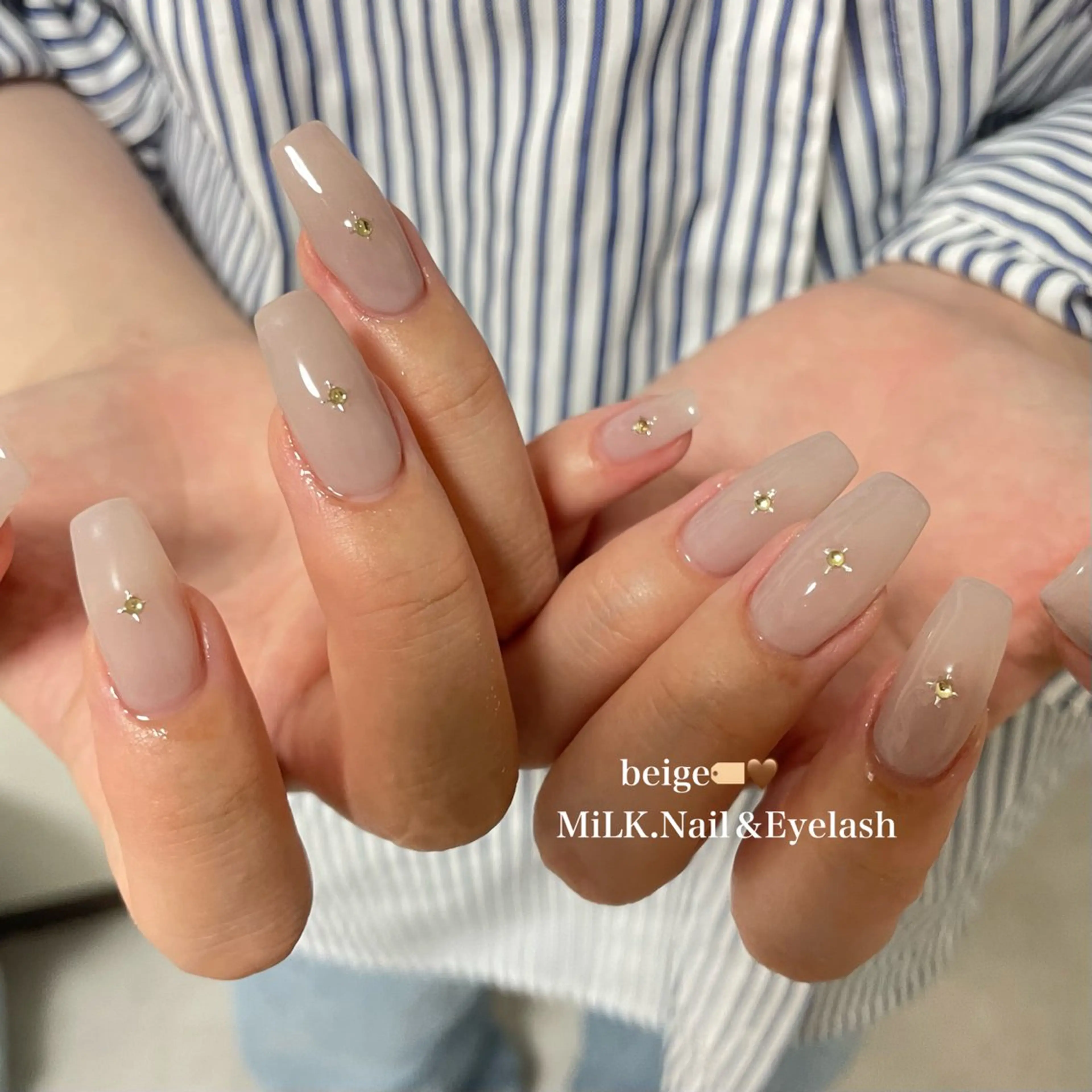 ネイル ハンドネイル MiLK. wakaのマツエク・マツパデザイン