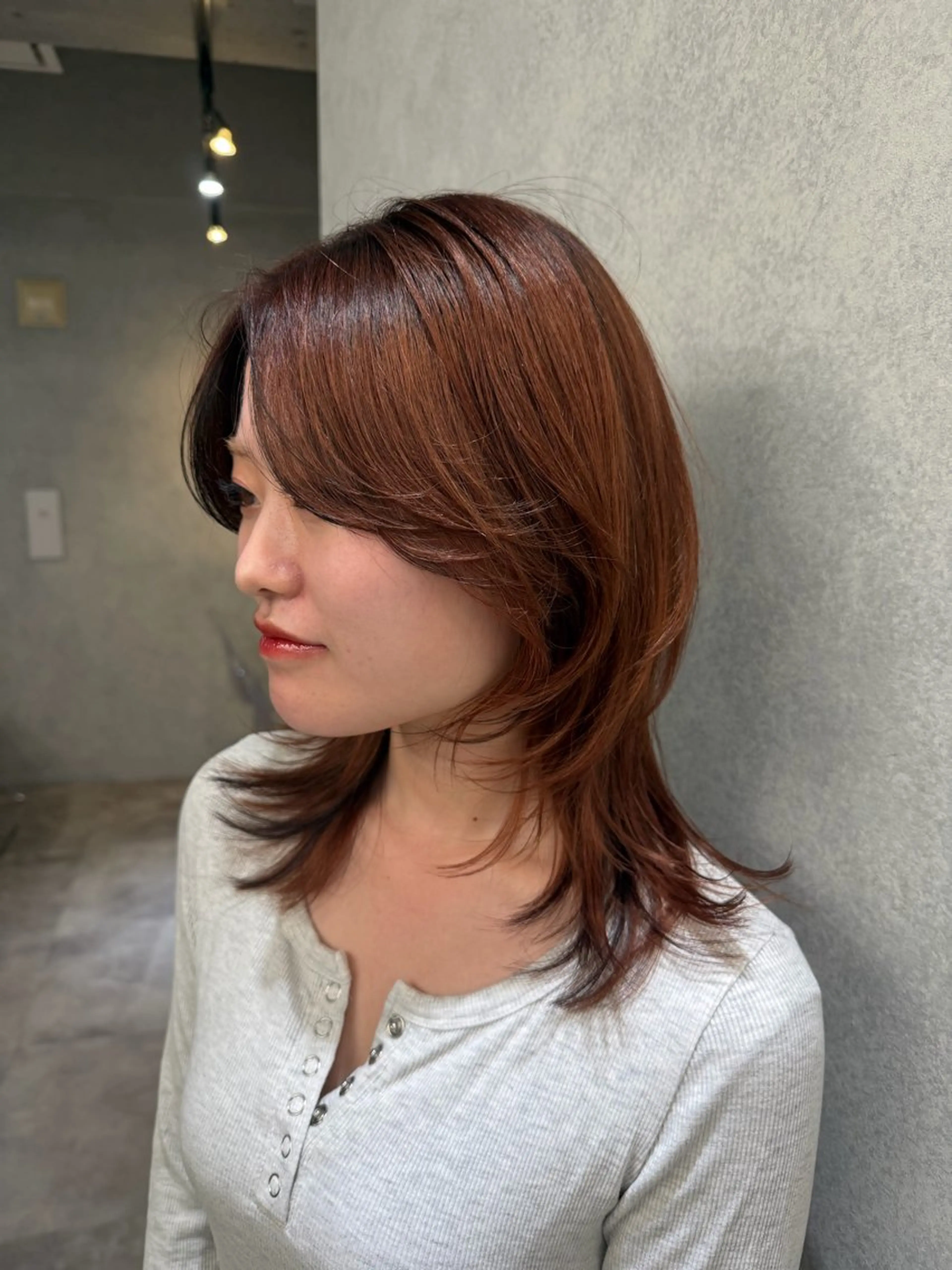 ロング ヘアカラー ハイトーン/渋谷 韓国風/Narukaのヘアスタイル