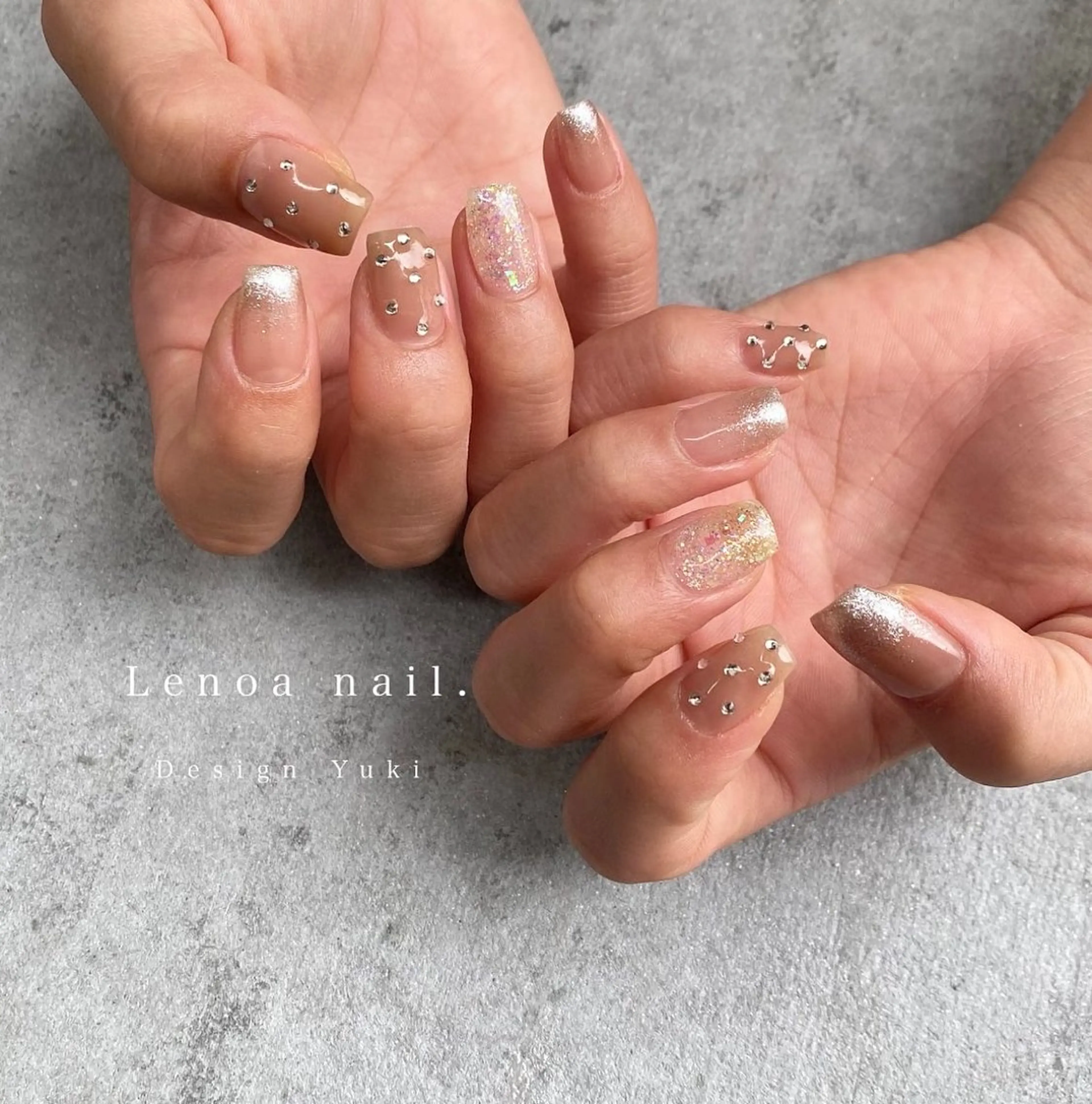 ネイル ハンドネイル Lenoa Yukiのネイルデザイン