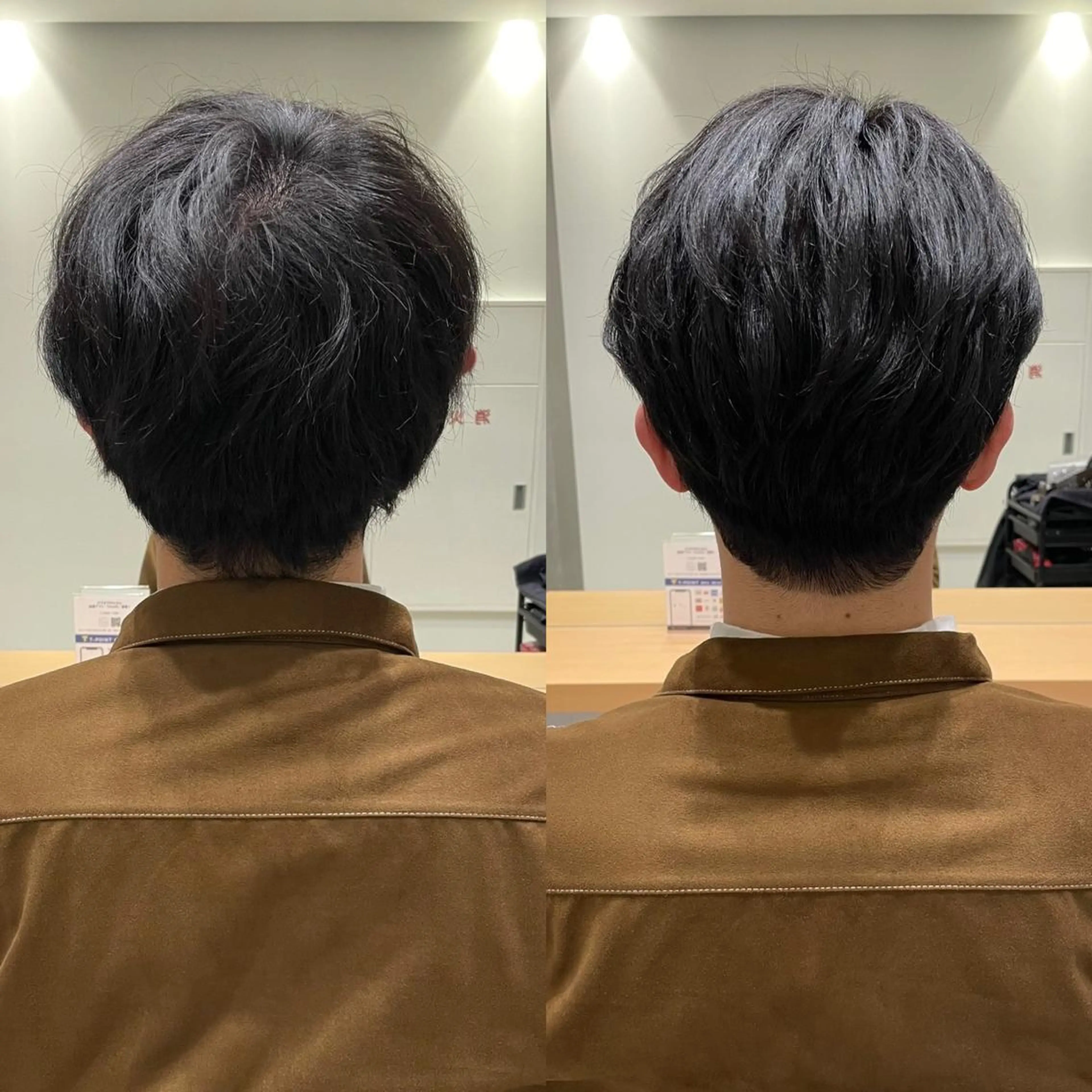 メンズ センターパート メンズ韓国風 マッシュ ツーブロック 刈り上げ 髪質改善ヘアケア 艶髪特化/上田のヘアスタイル