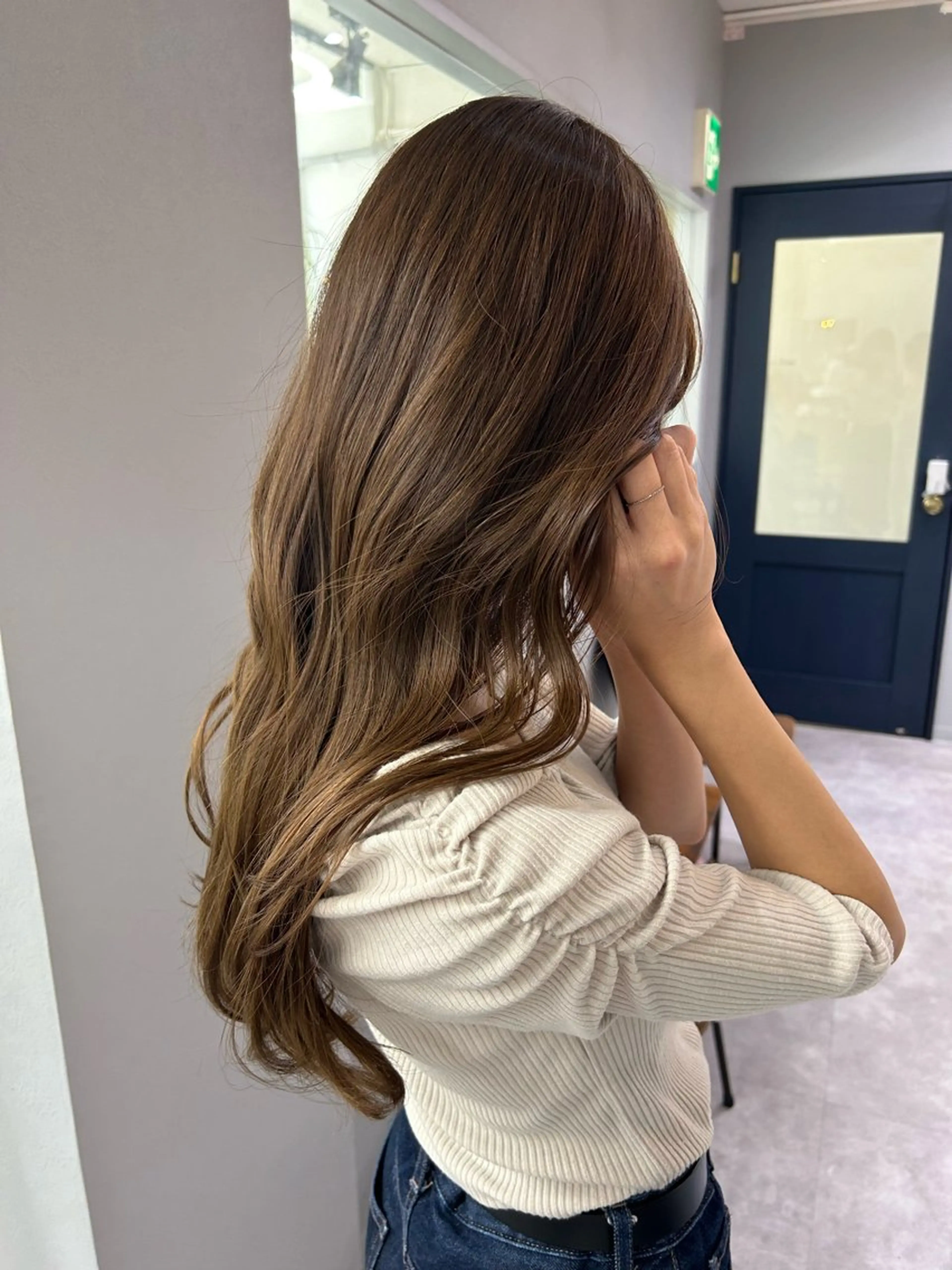 ロング ヘアカラー トリートメント 似合わせ🎀 Miku♡のヘアスタイル