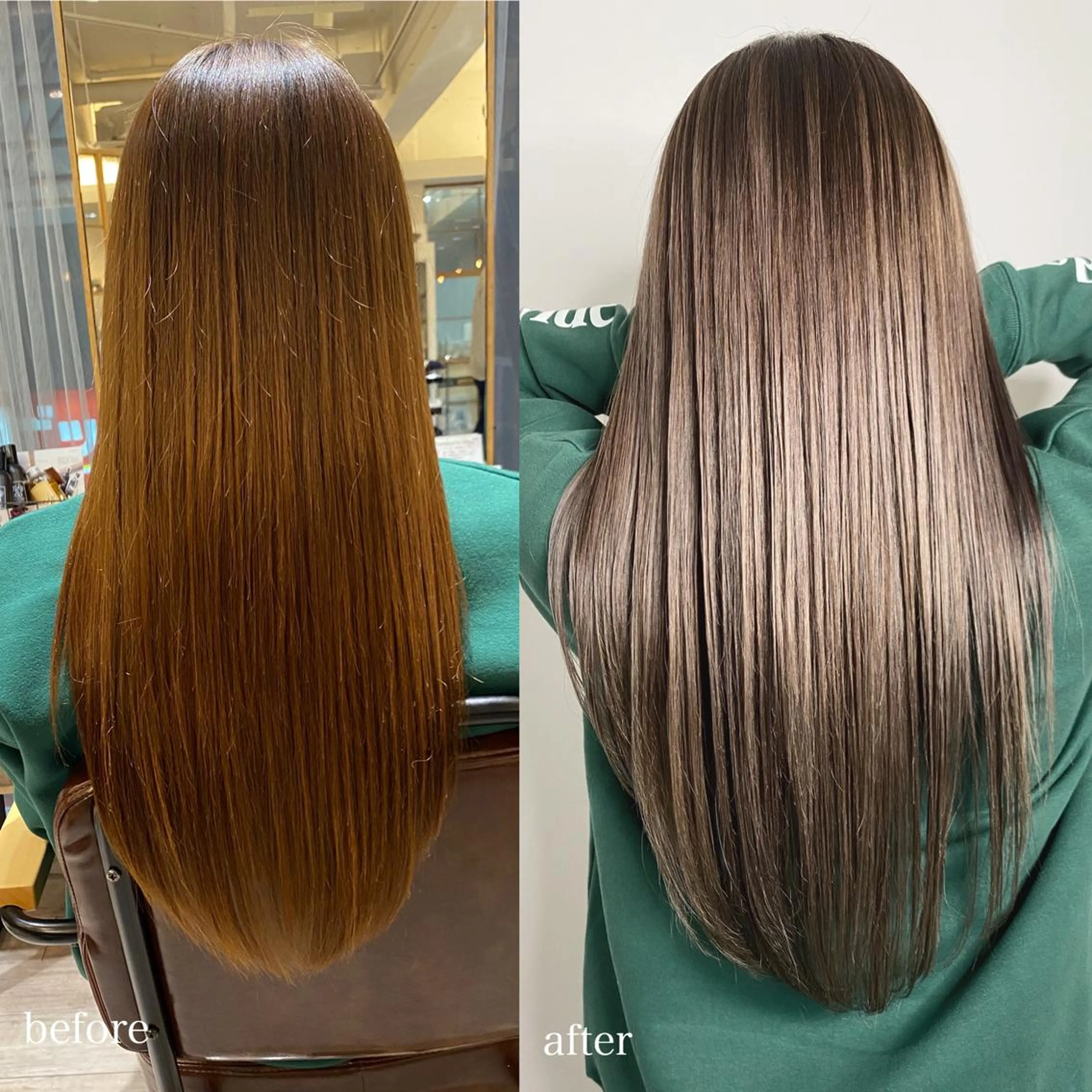 ロング カラー 上村 良一のヘアスタイル