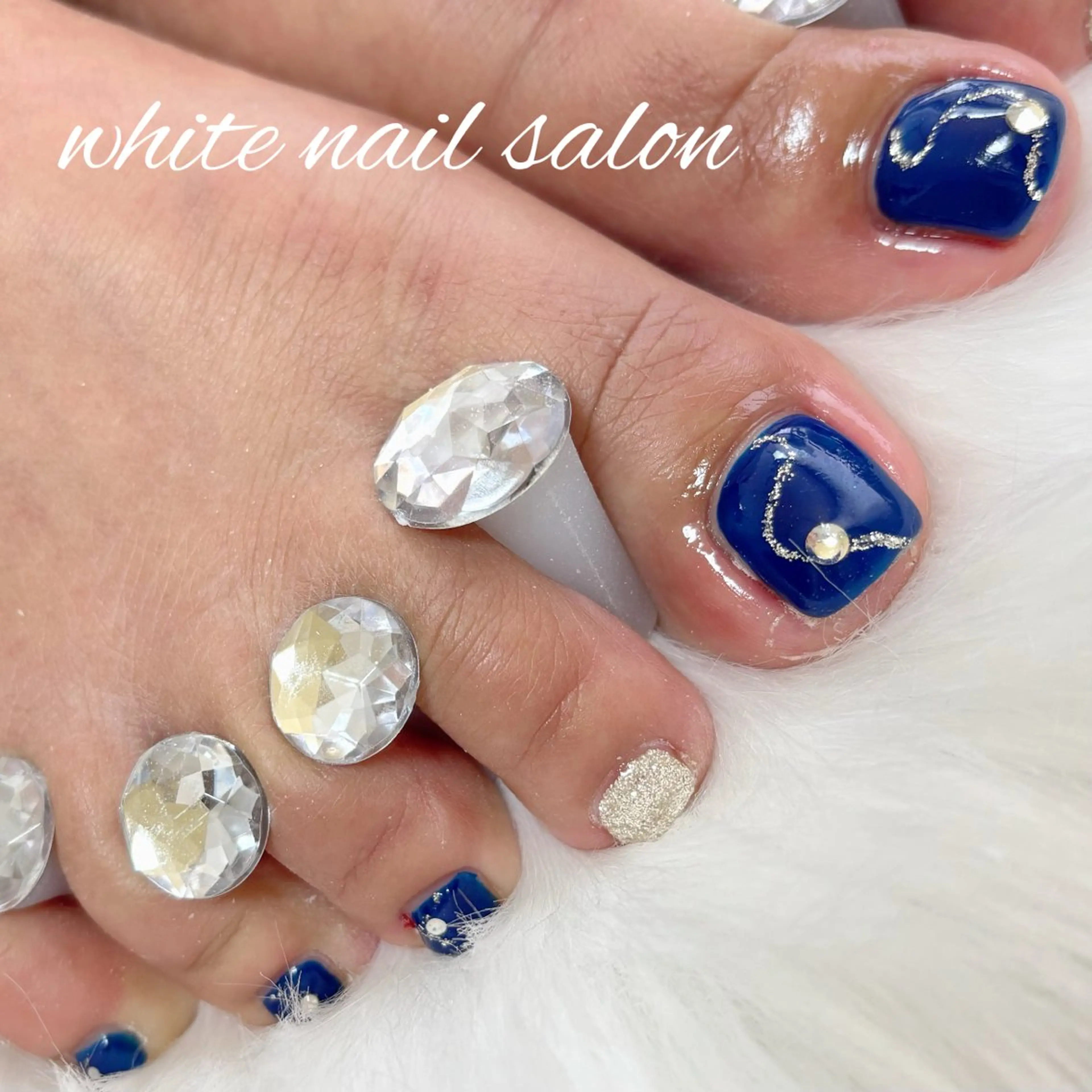 ネイル フットネイル フットネイル white nail salonのネイルデザイン