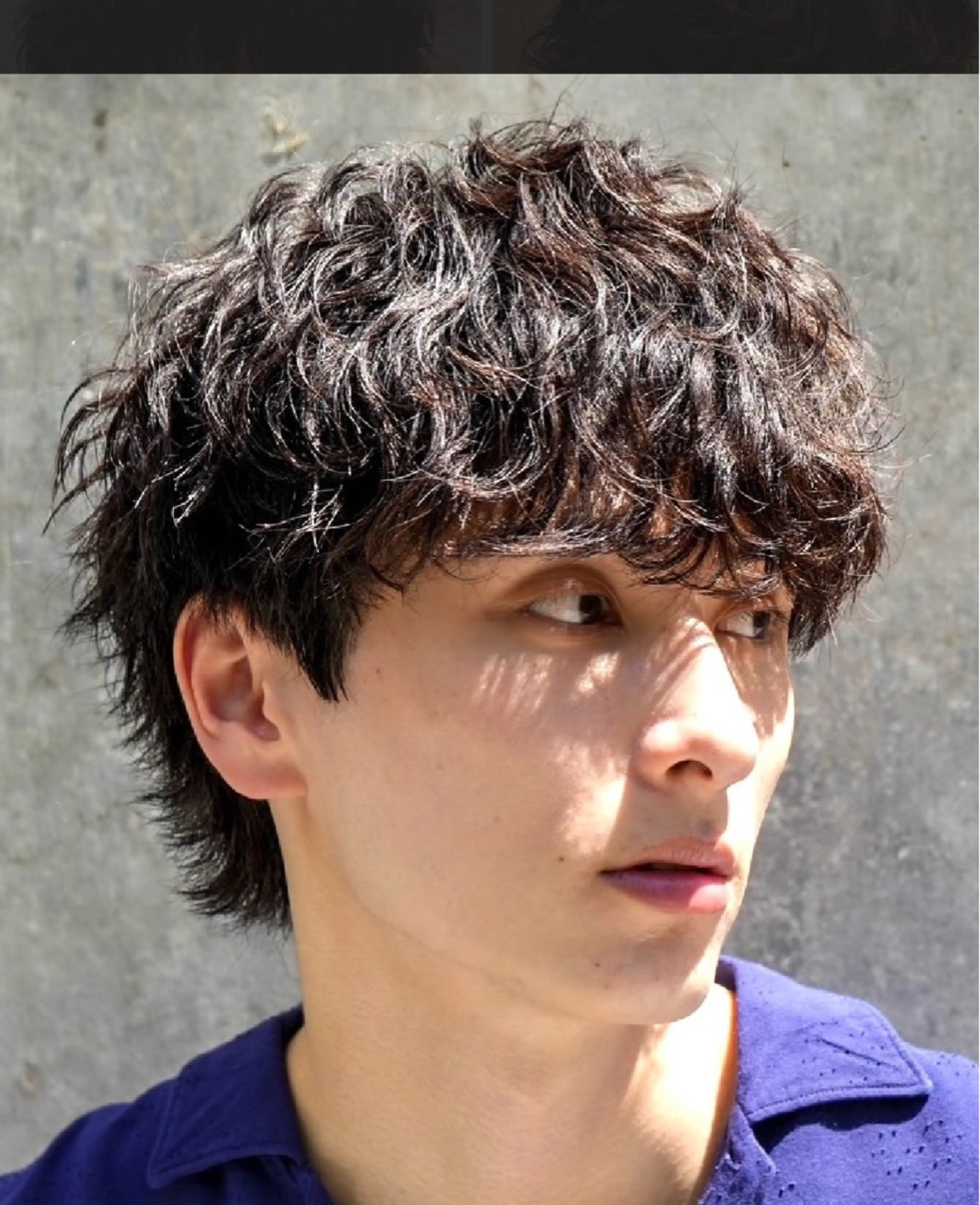 パーマ メンズ センターパート マッシュ メンズパーマ プードルパーマ メンズツイストパーマ カット パーマ トリートメント 仙台フェザーパーマ/ fifth/遠藤楓雅のヘアスタイル