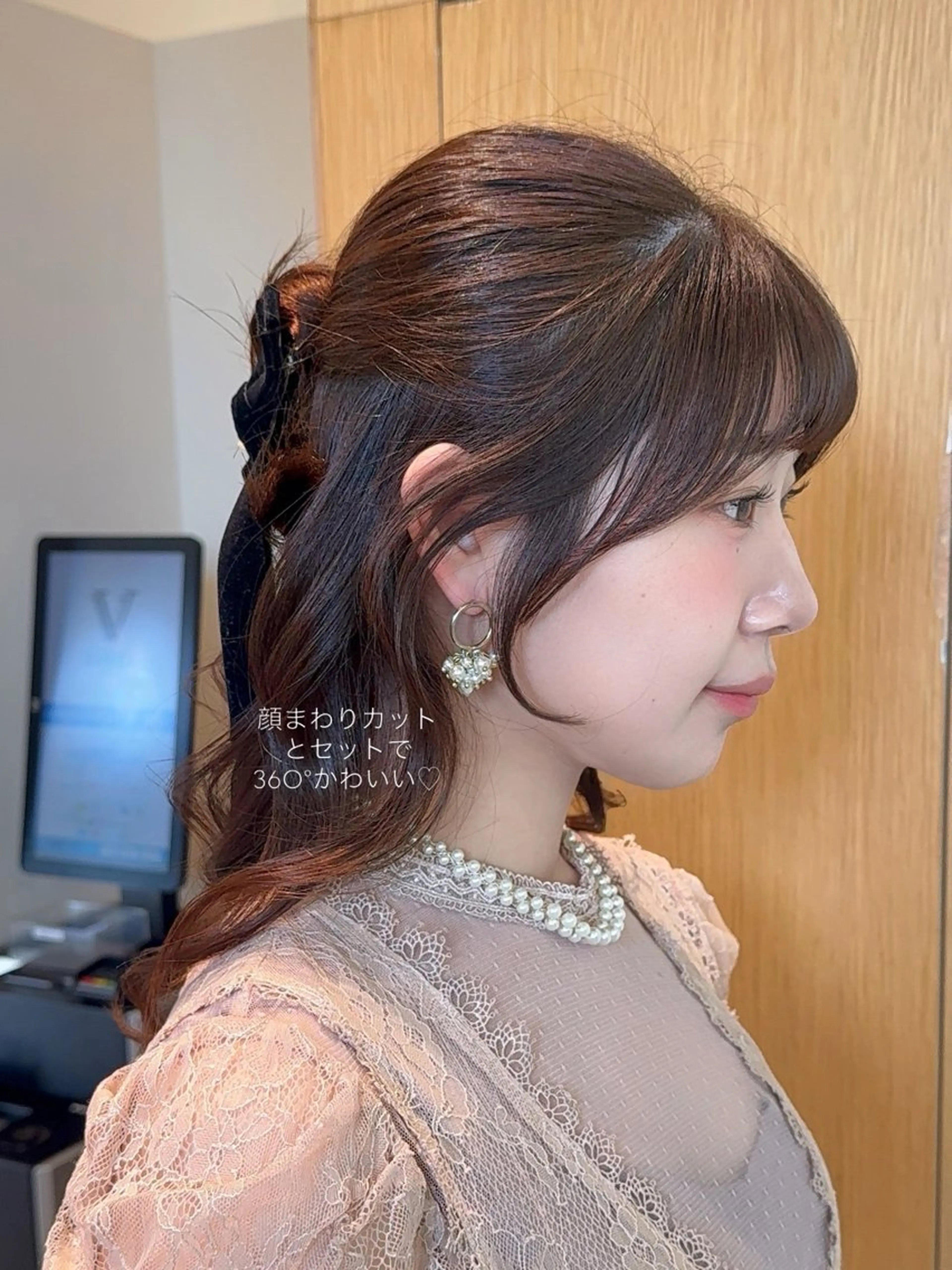 ヘアアレンジ ヘアセット fitするカット♡ 暖色/ふうか◠‿◠のヘアスタイル