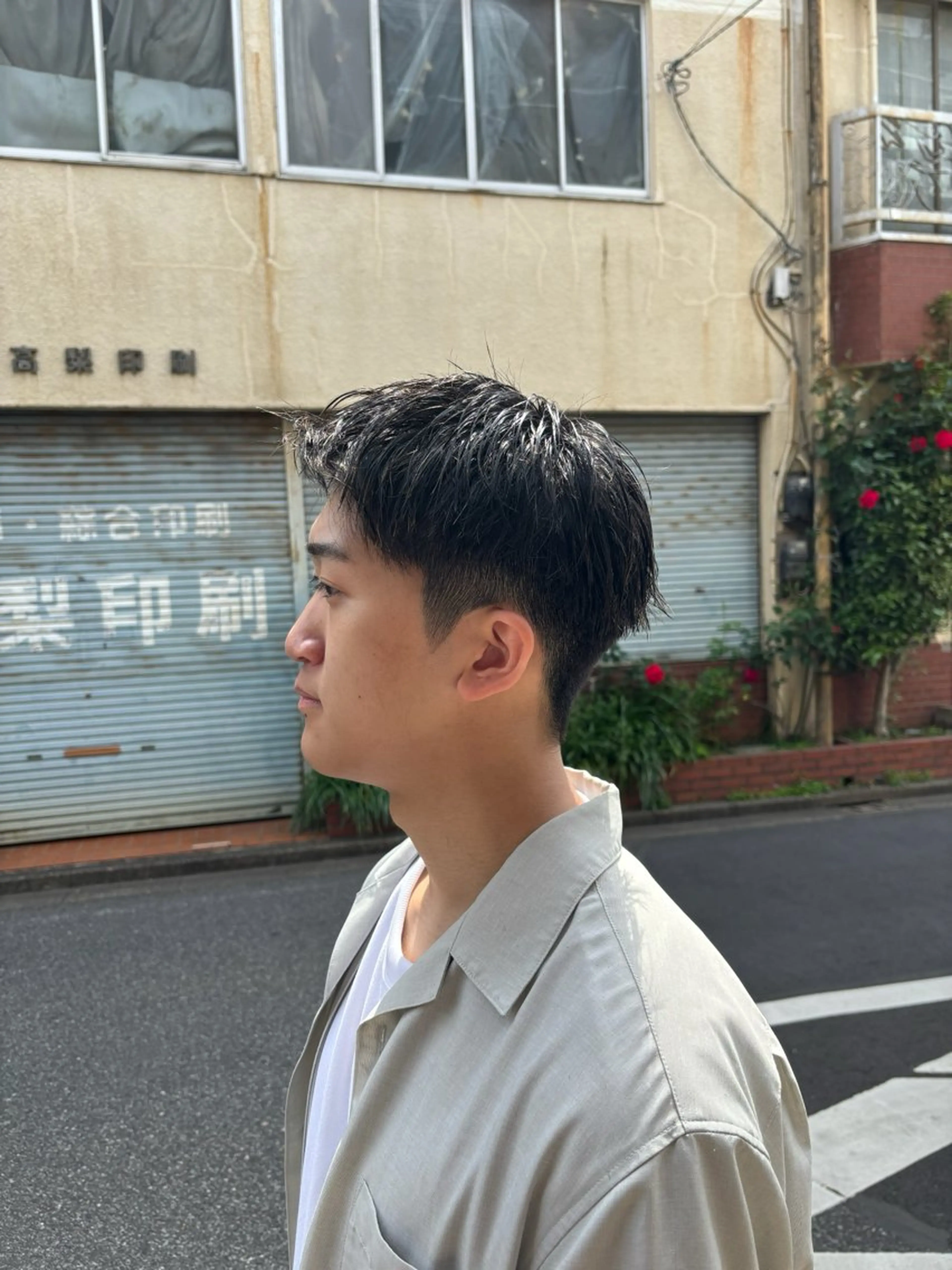 ショート メンズ/柏/パーマ/ チハヤのヘアスタイル