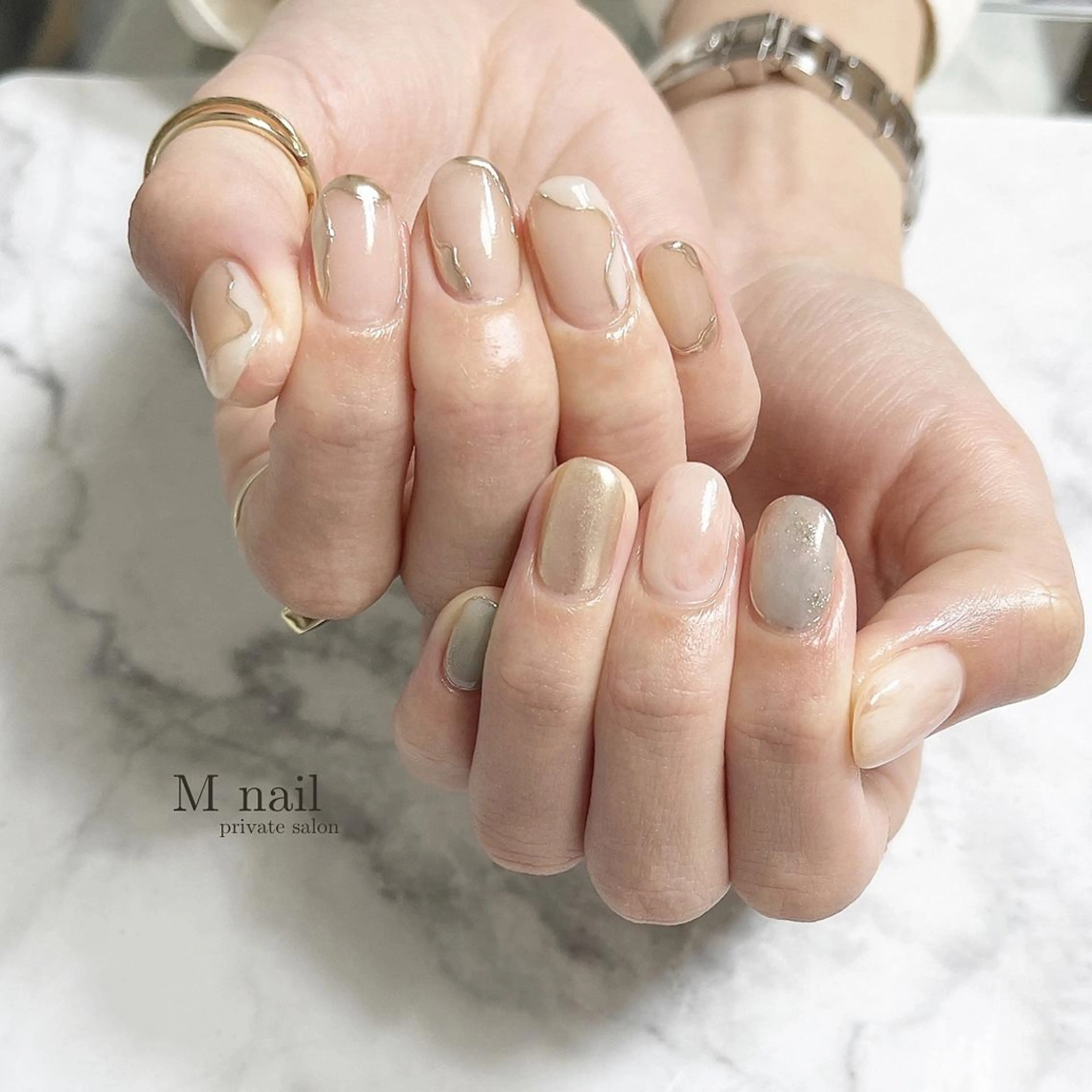 ネイル ハンドネイル M　nail所属・M nailのネイルデザイン
