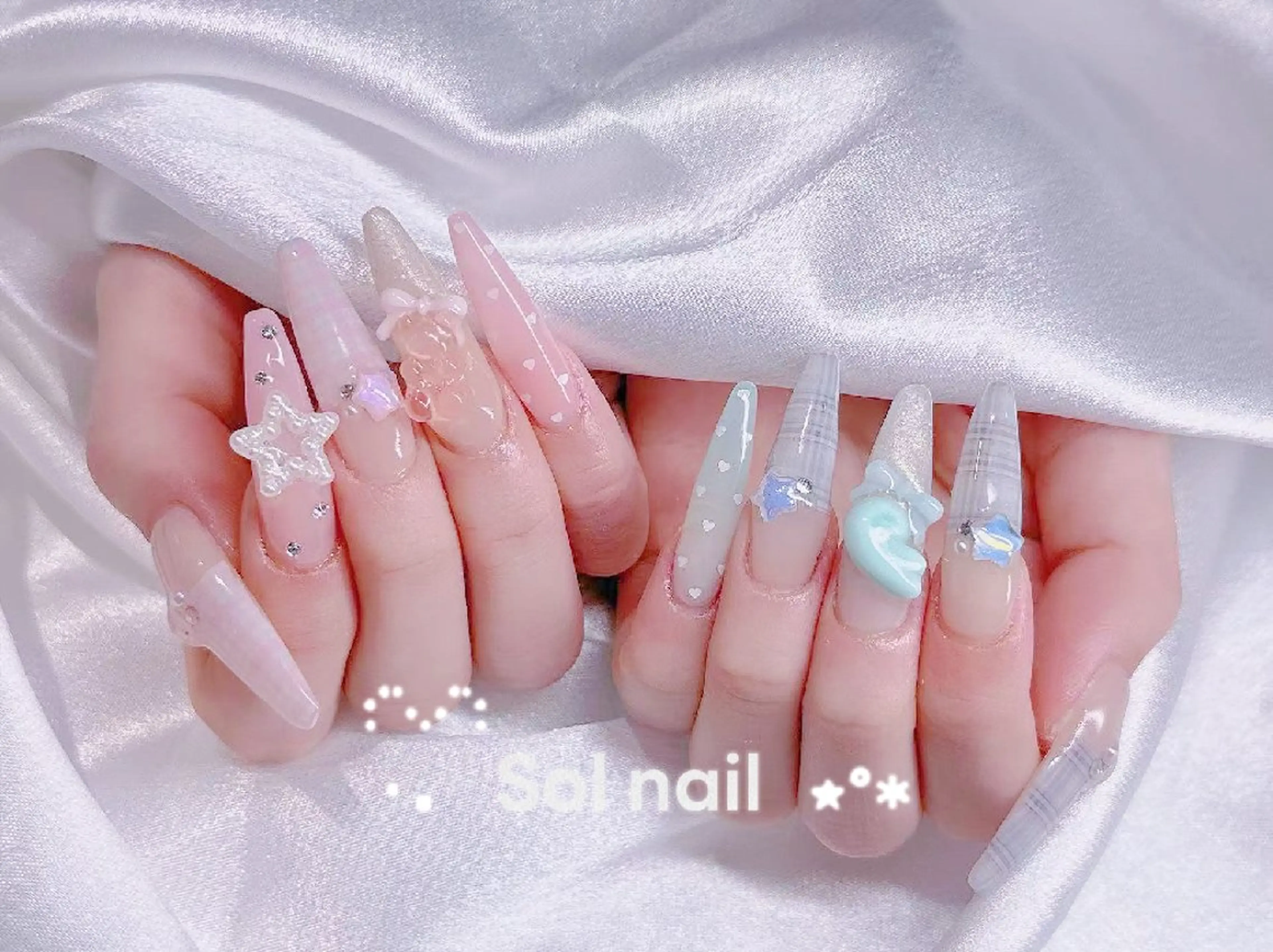 ネイル ハンドネイル ハンドケア パラジェル＆フィルイン取り扱いサロンSol Nail所属・Sol Nail ミネのネイルデザイン