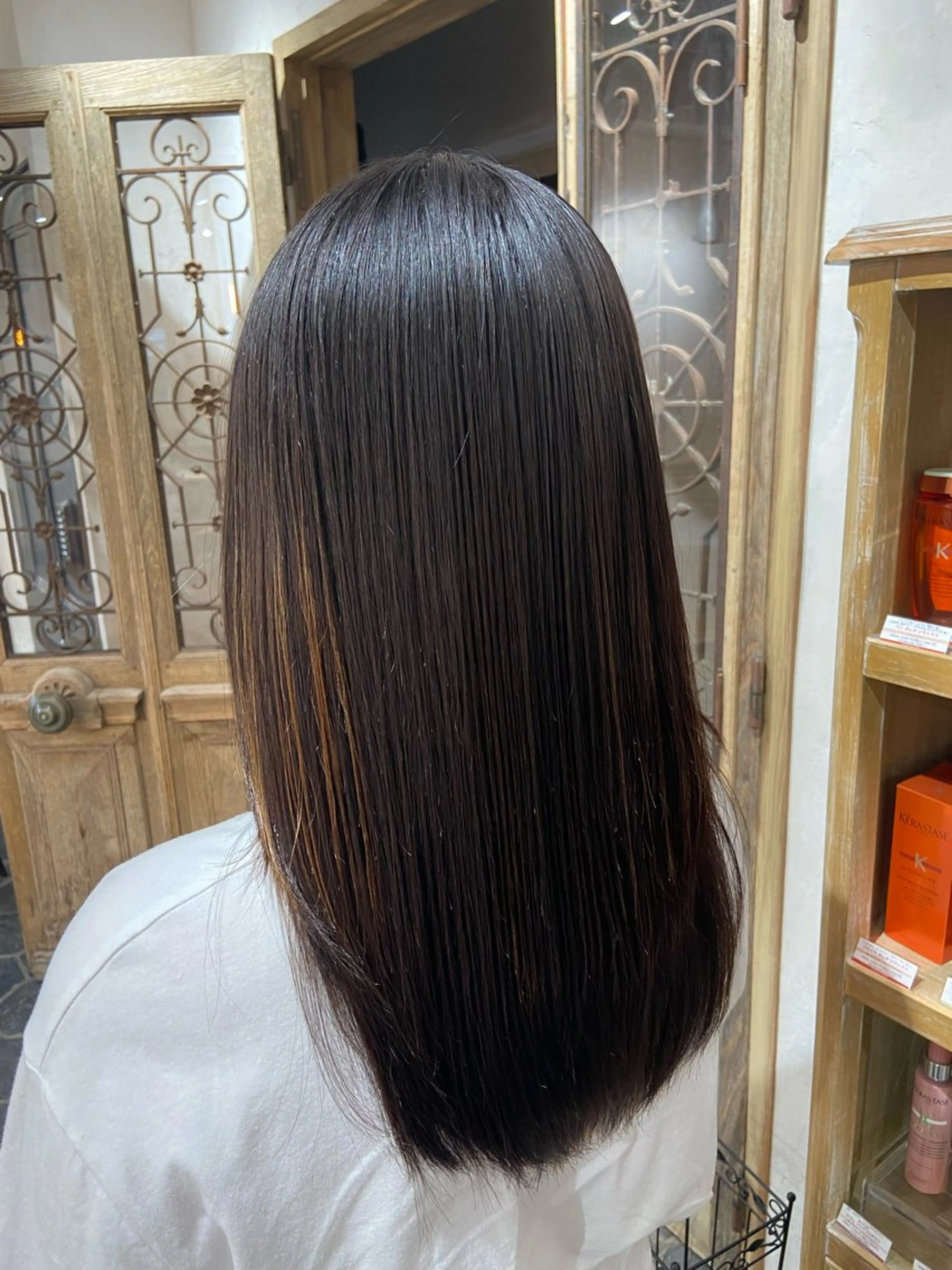 ロング パーマ 地毛風縮毛矯正 /ニュアンス/はるたのヘアスタイル