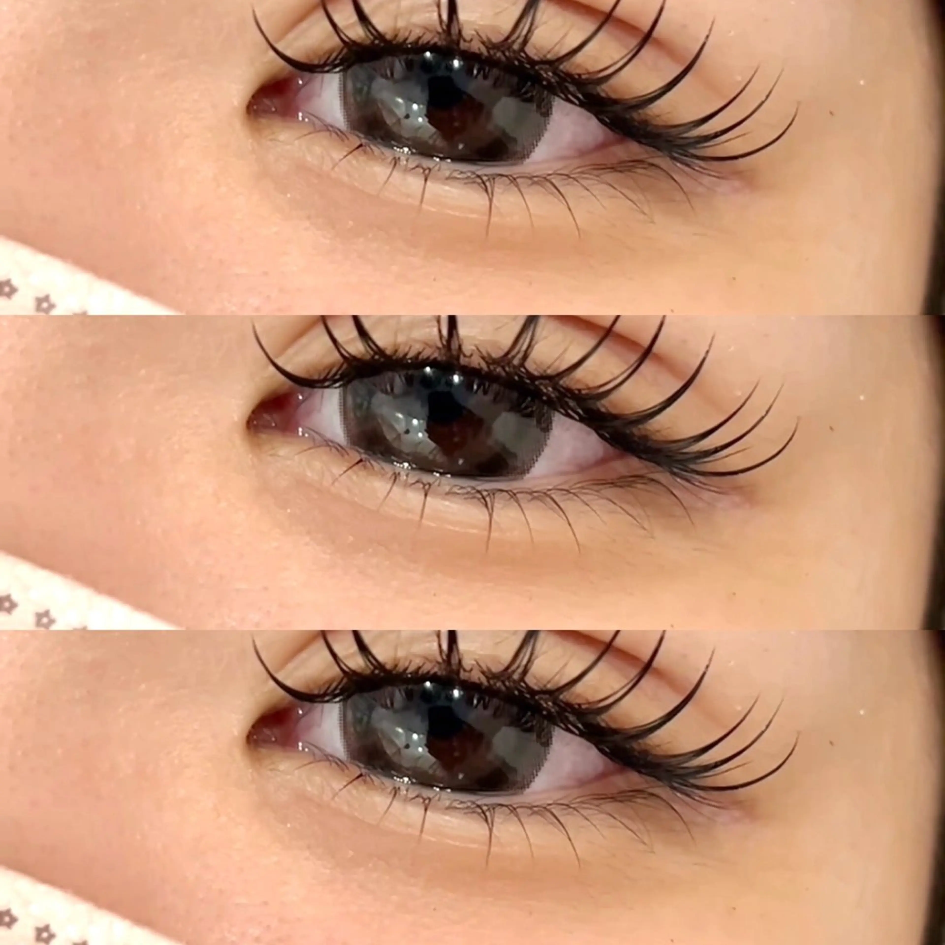 下まつ毛パーマの写真