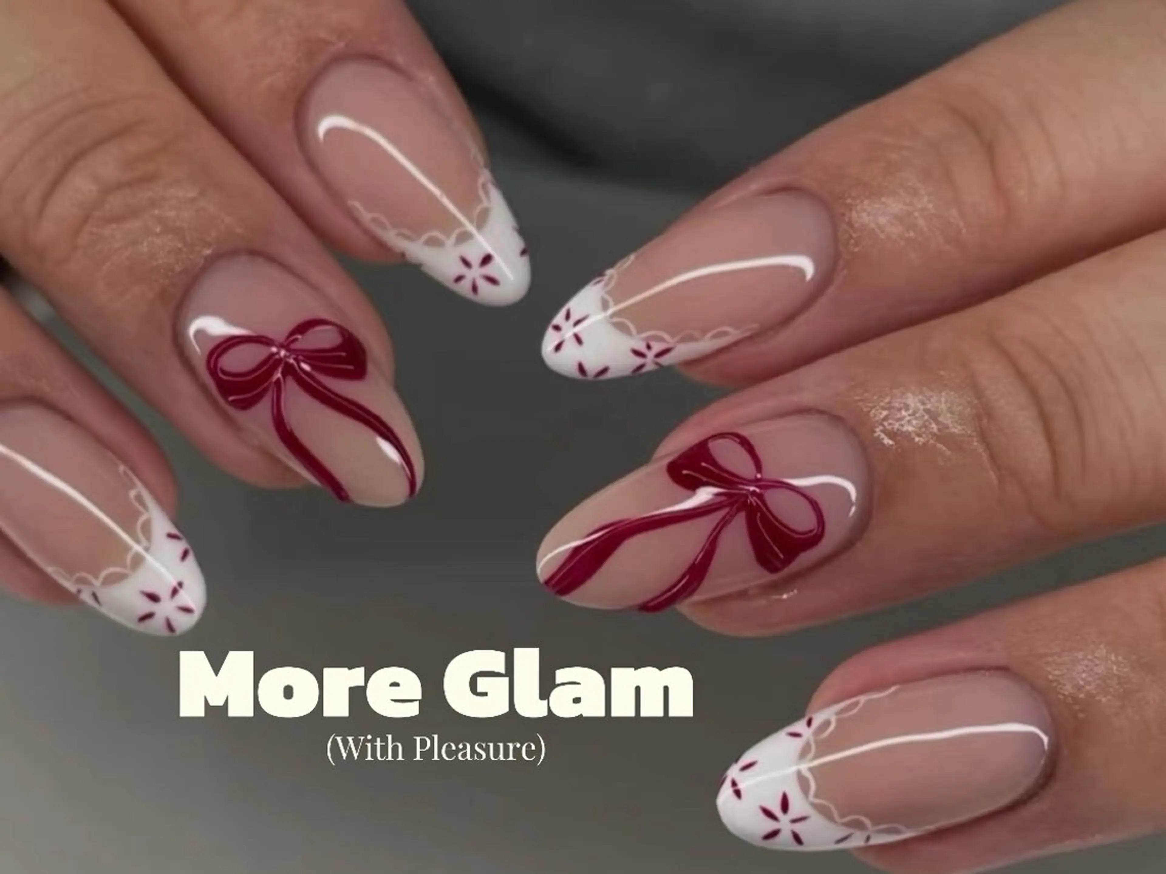 ネイル アートネイル オーロラネイル クリアネイル 長さ出し フレンチネイル MoriseNail Jr研修💜イシダのネイルデザイン