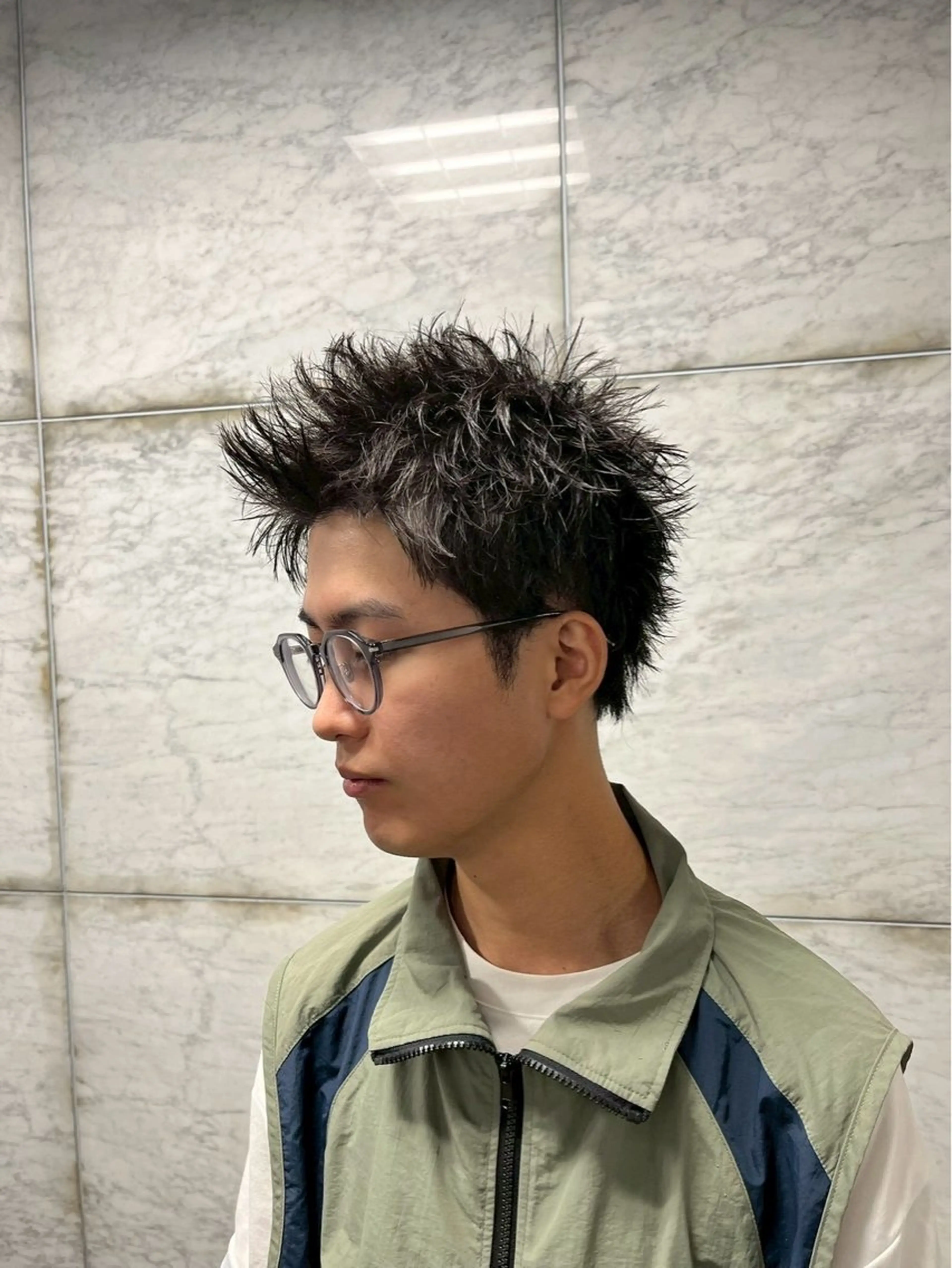 メンズ 京都駅メンズサロン マッシュのヘアスタイル