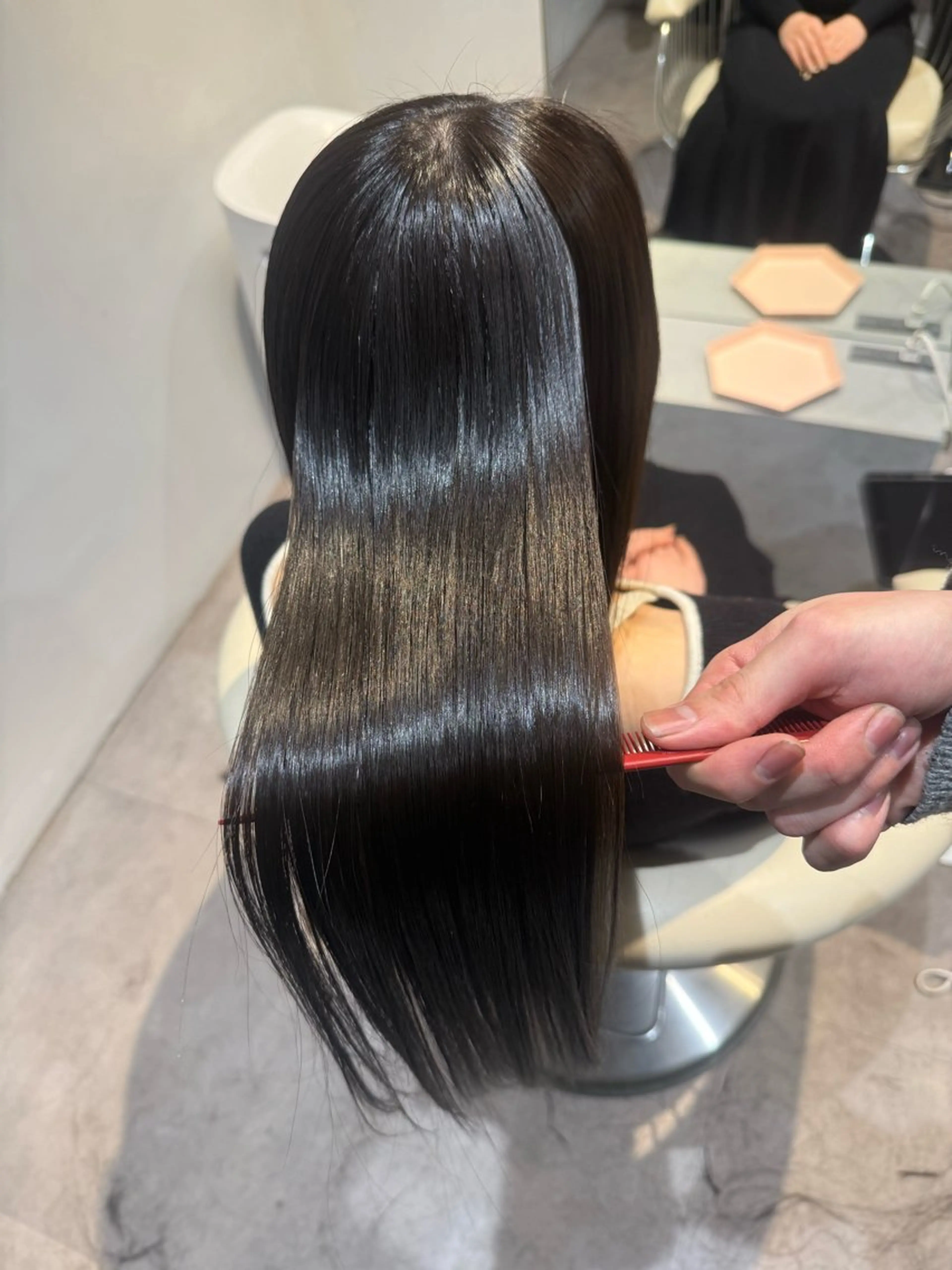 ロング カラー 透明感カラー グレージュ 髪質改善 トリートメント カット ヘアカラー トリートメント 💎透明感カラー特化 💎TAISEIのヘアスタイル