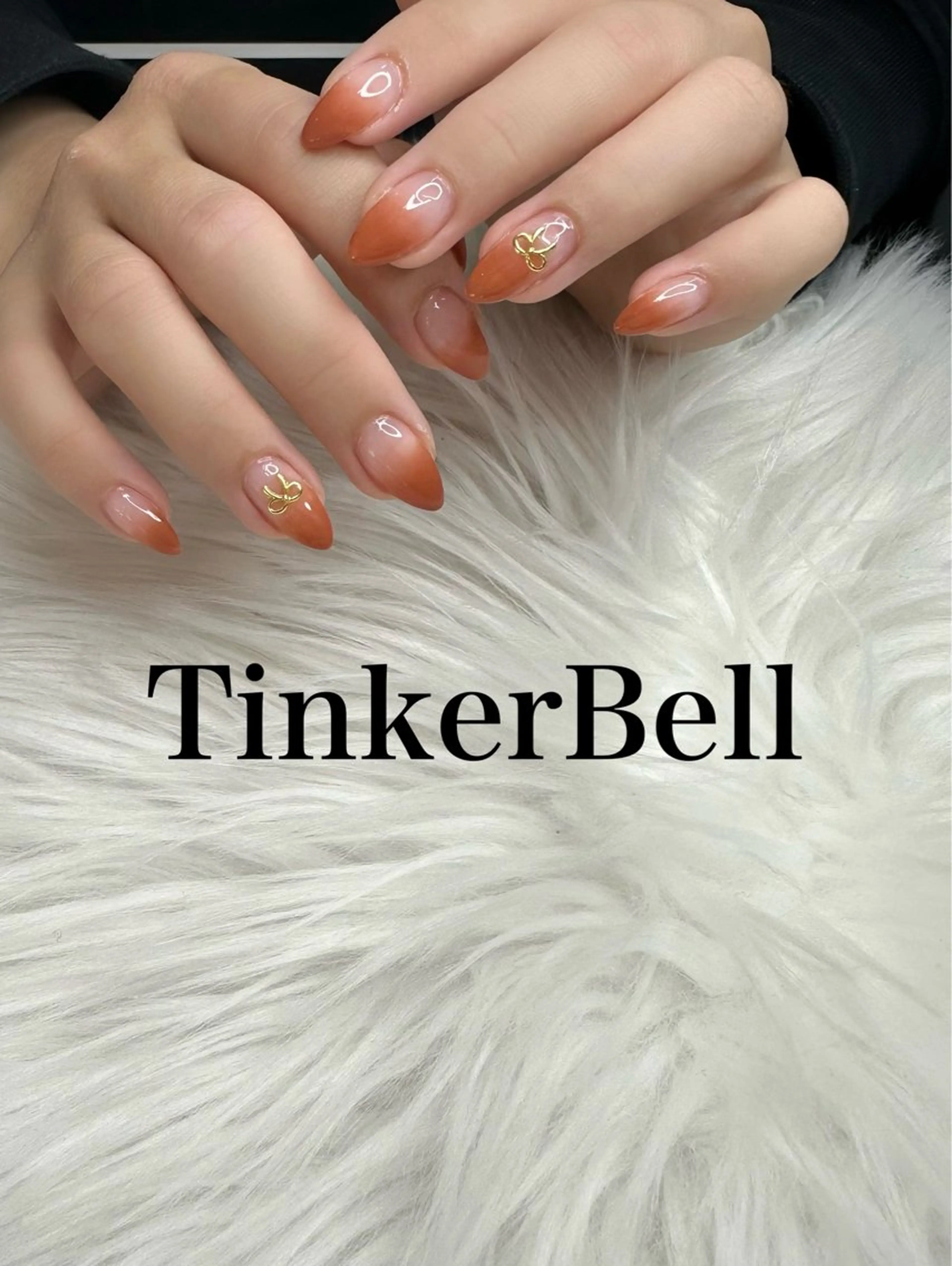 ネイル グラデーション ハンドネイル Tinker Bellのネイルデザイン