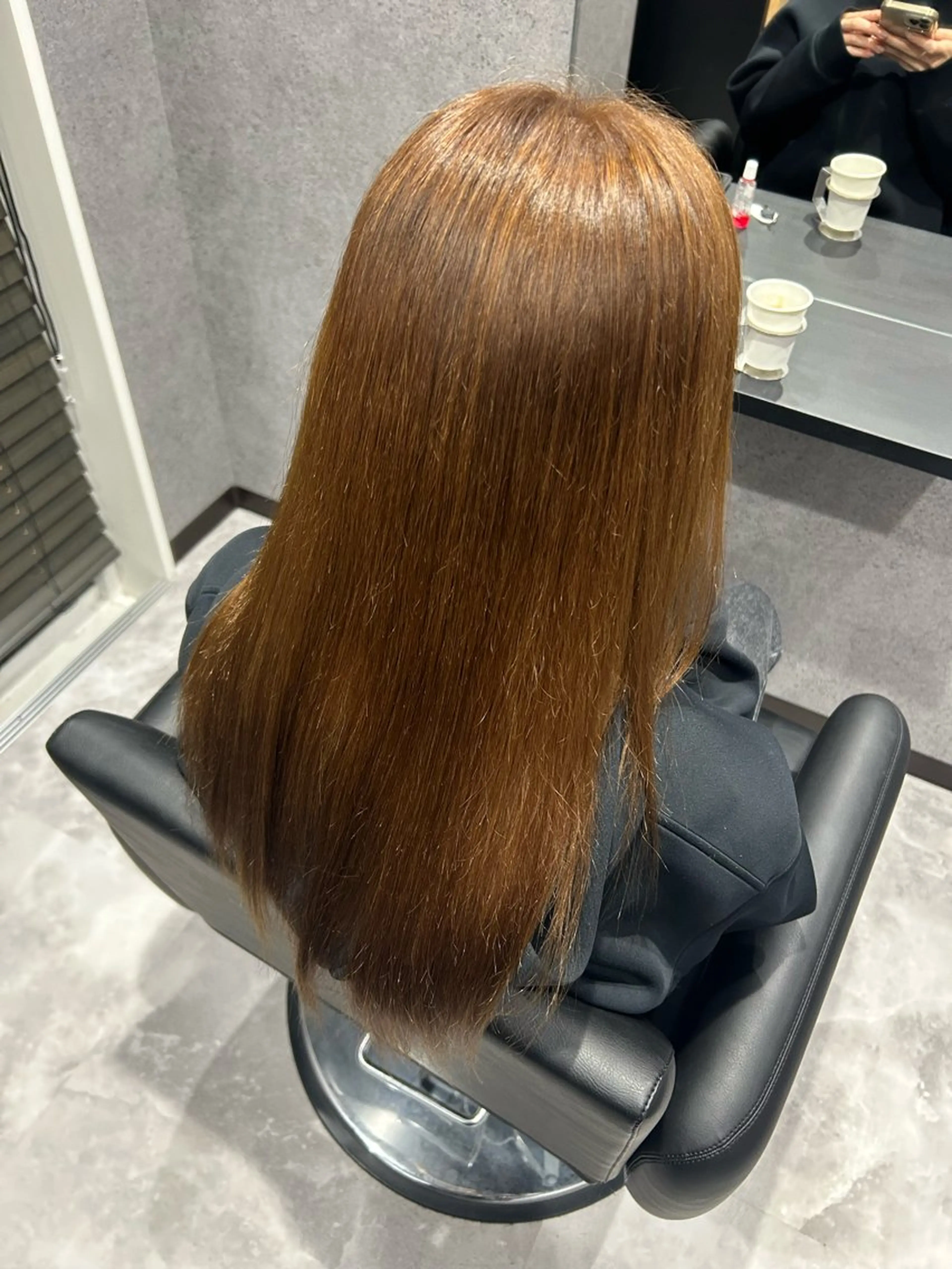 ロング カラー トリートメント 佐野 彩音のヘアスタイル