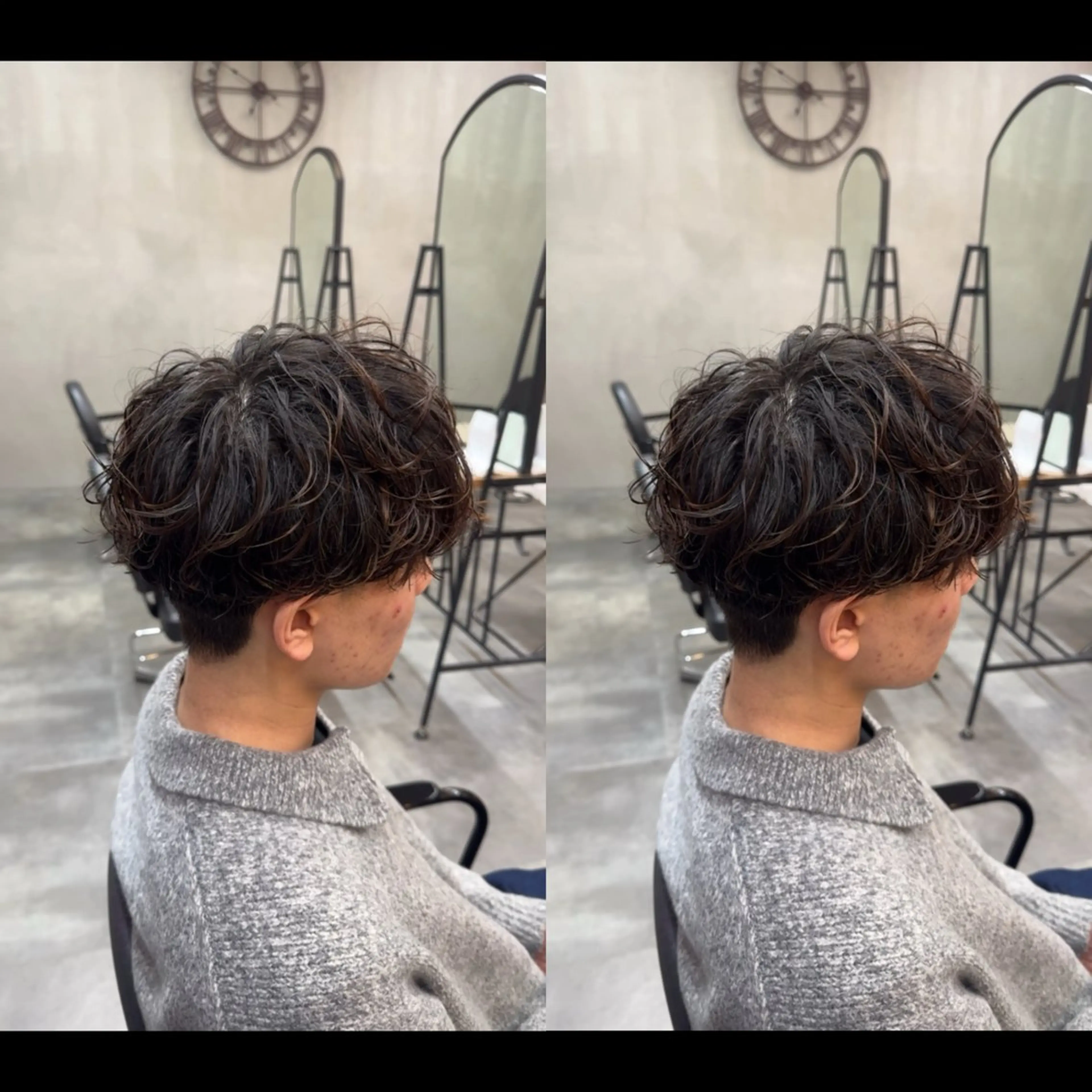 🔸初パーマにも🔸シャドウパーマ×メンズカットの写真