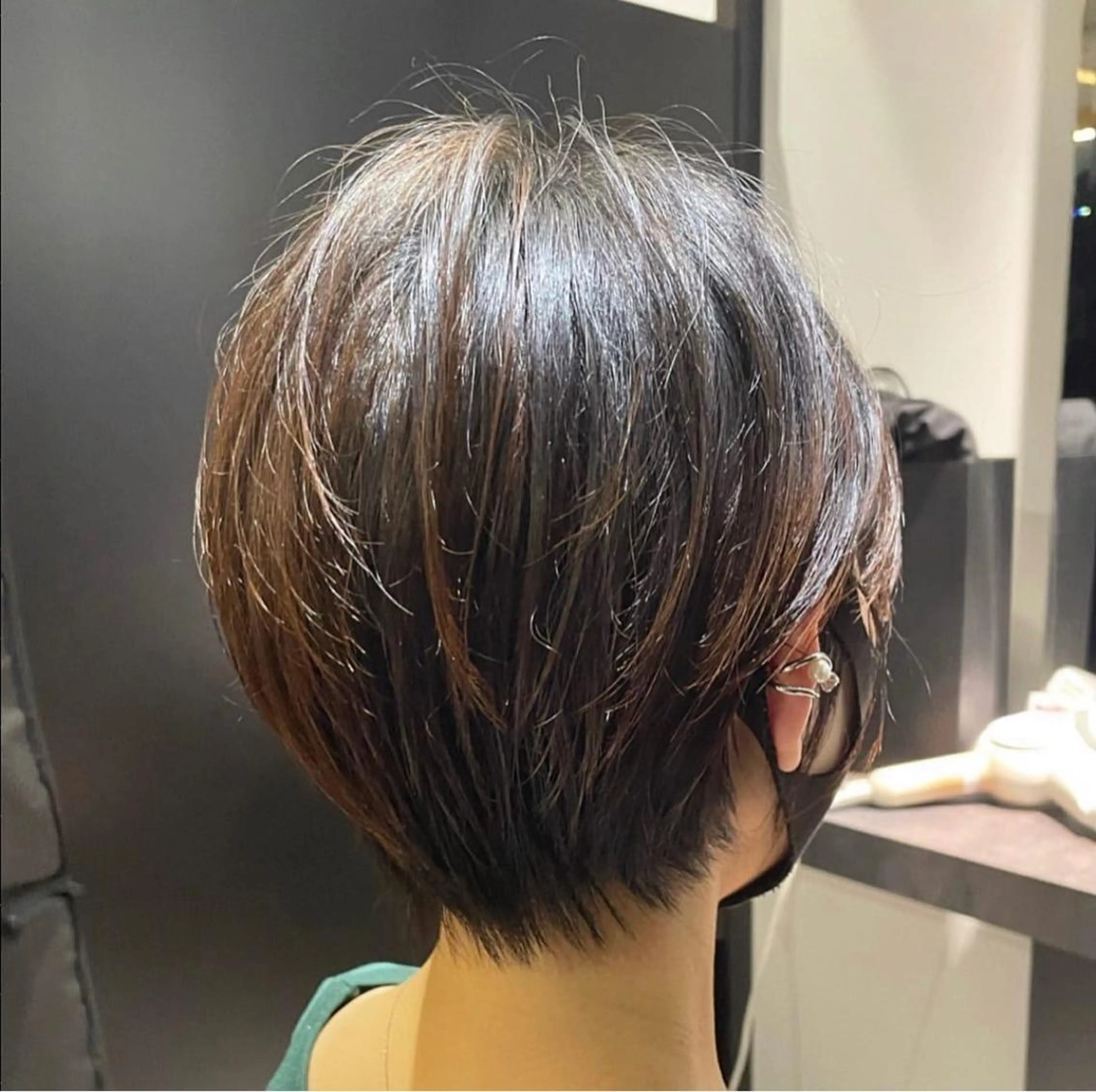 ショート カラー ショートヘア ショート/脱白髪染め ☆宇﨑悠実のヘアスタイル