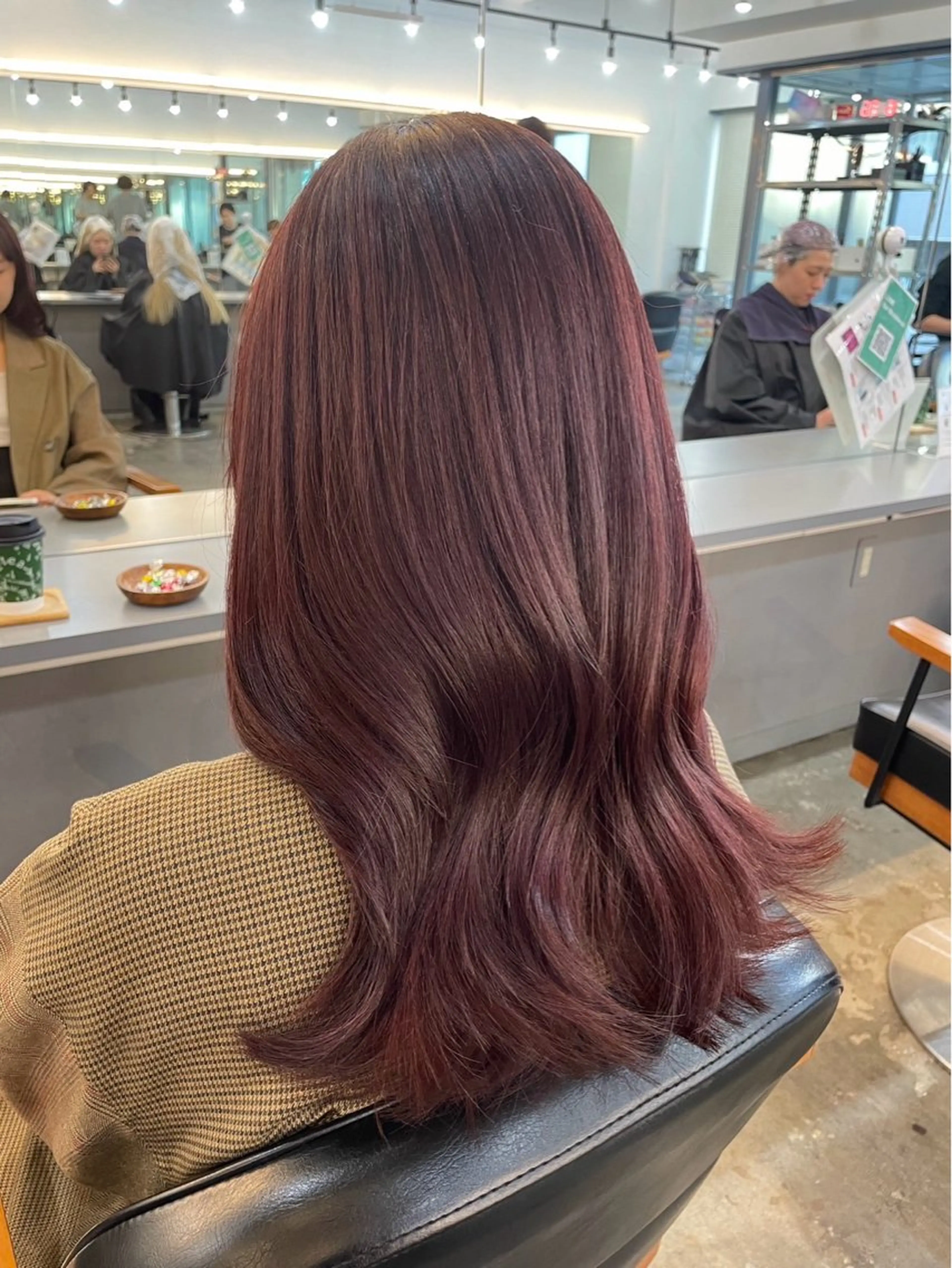 ロング ヘアカラー ボブ/ぱつっとボブ/ 谷口 海星のヘアスタイル