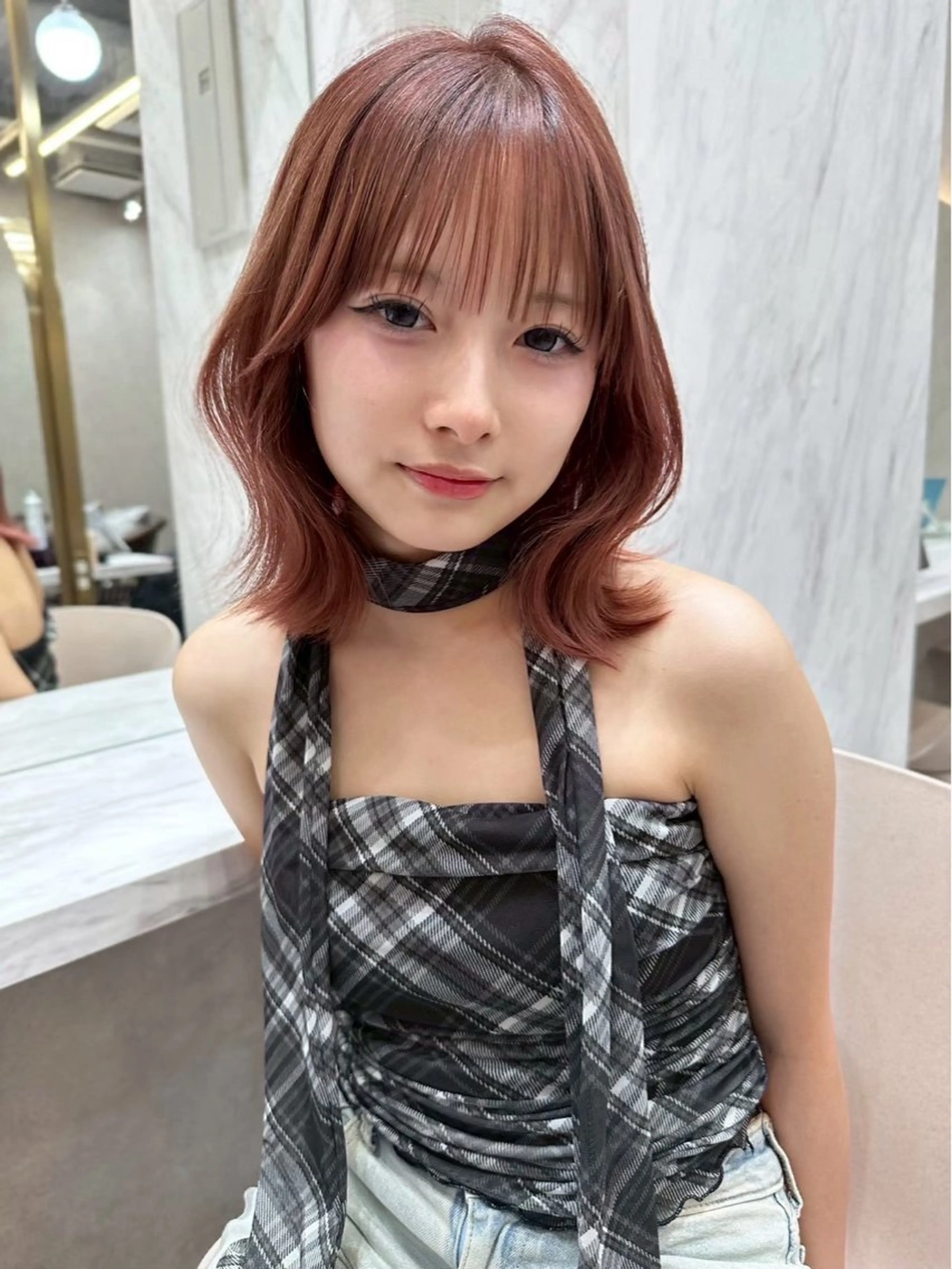 🌸春人気｜暖色カラーメニュー 🌸高級トリートメント付きの写真