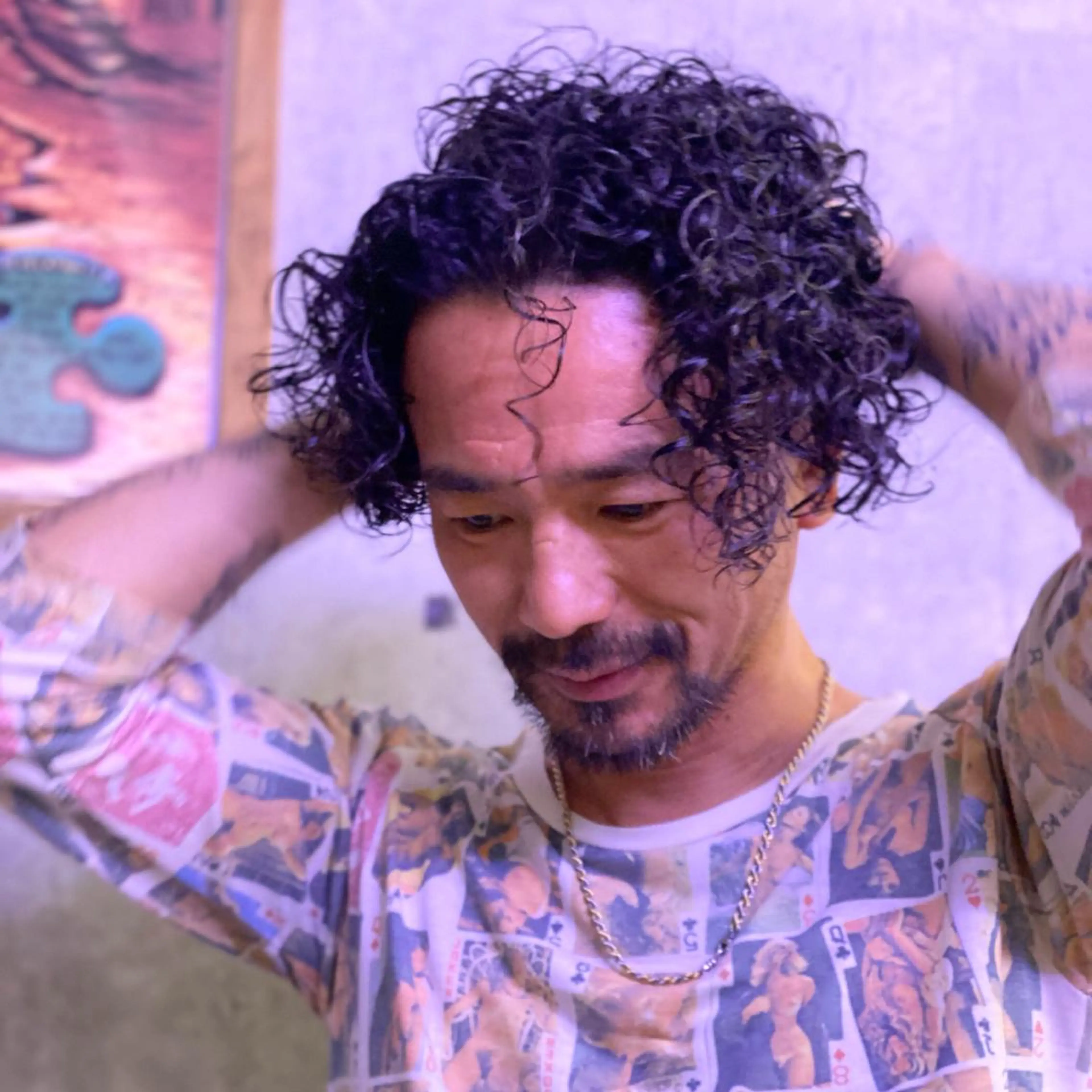 ショート カラー パーマ ヘアアレンジ メンズ キッズ ネイル マツエク・マツパ 中元 淳のヘアスタイル