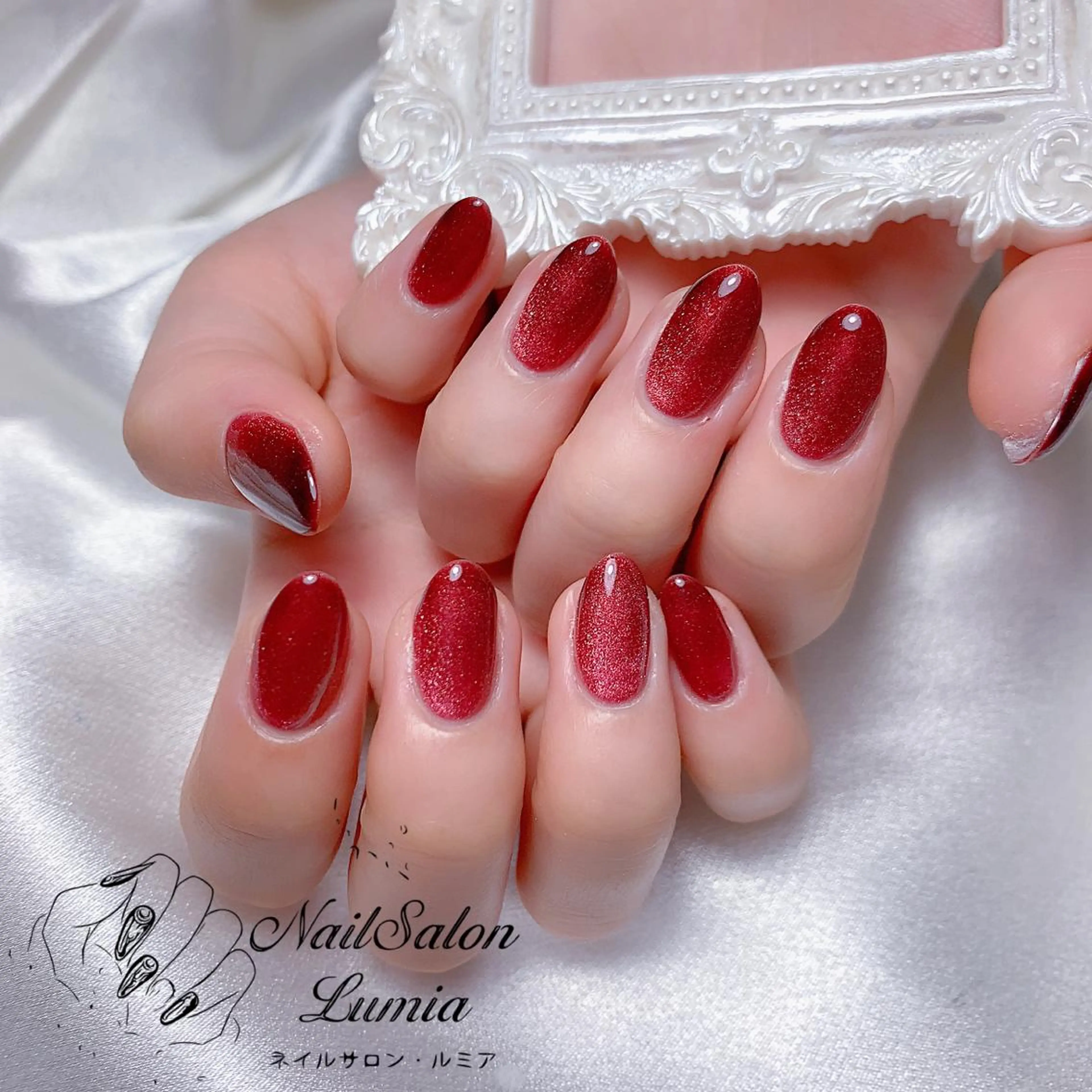 ネイル ハンドネイル ネイルサロン ルミア Lumia 店長のネイルデザイン