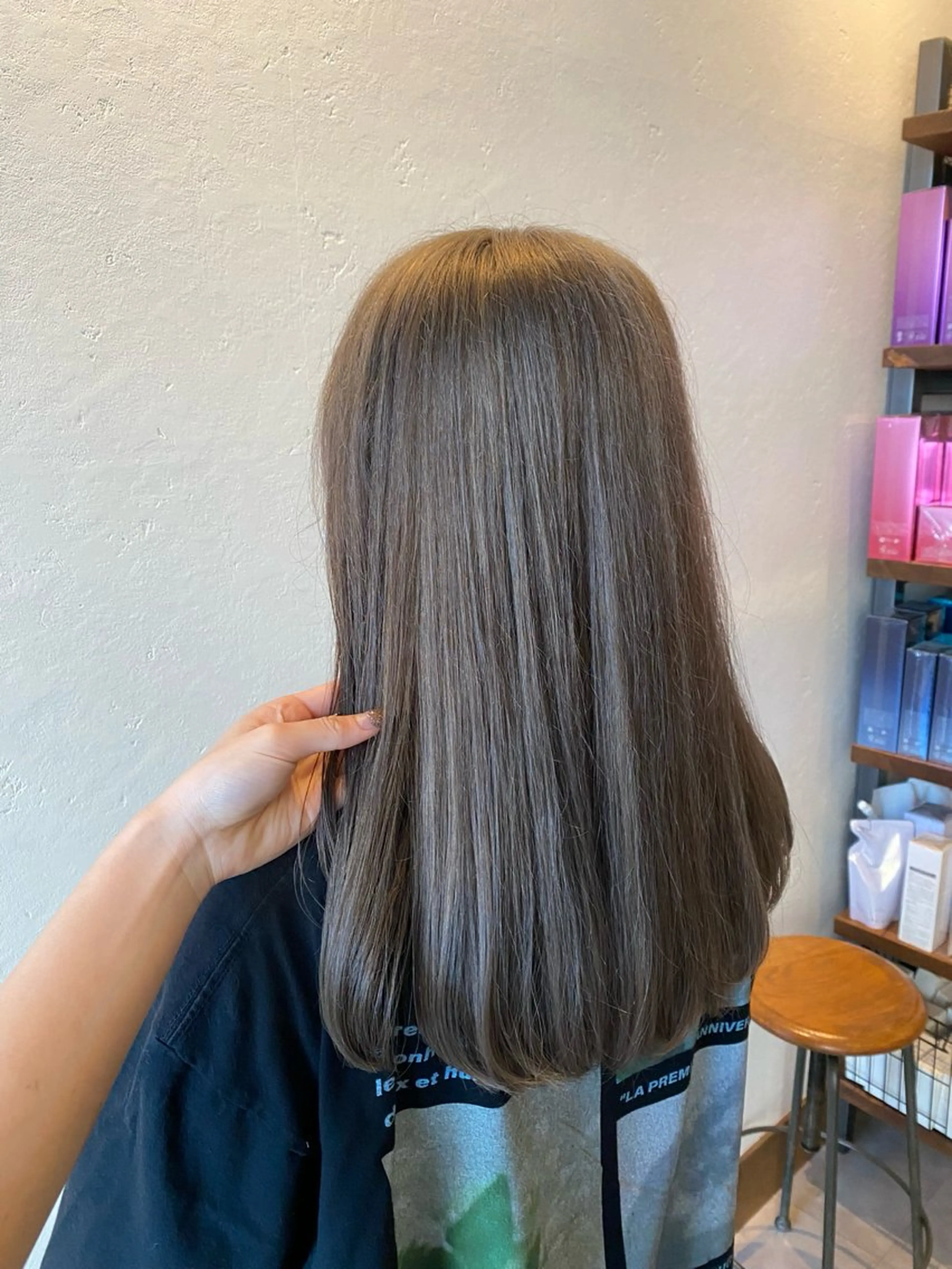 ミディアム 希優🌺ソムリエ /ブリーチ/カットのヘアスタイル