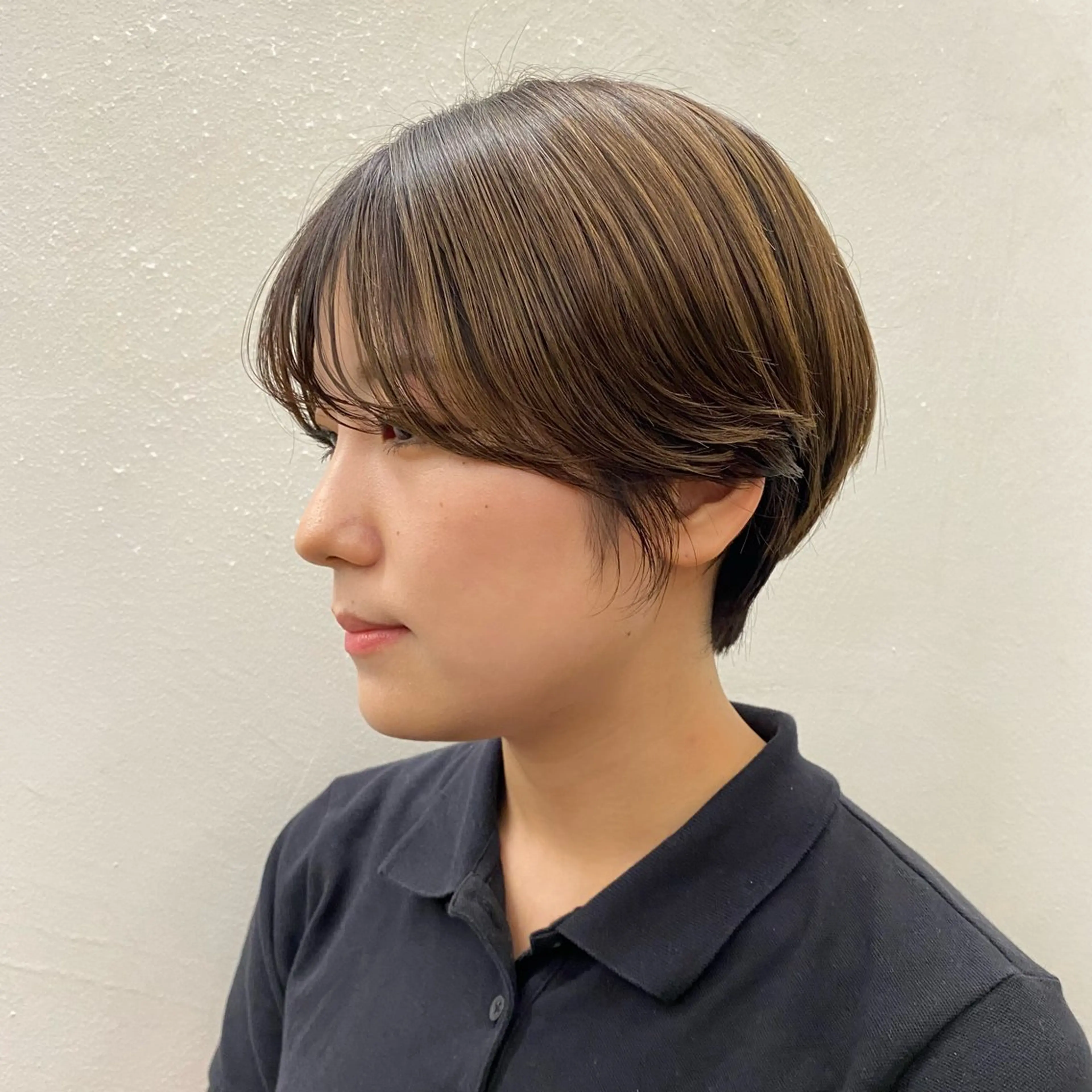 ショート Paddle所属・似合わせレイヤー/ ニュアンスパーマ高倉のヘアスタイル