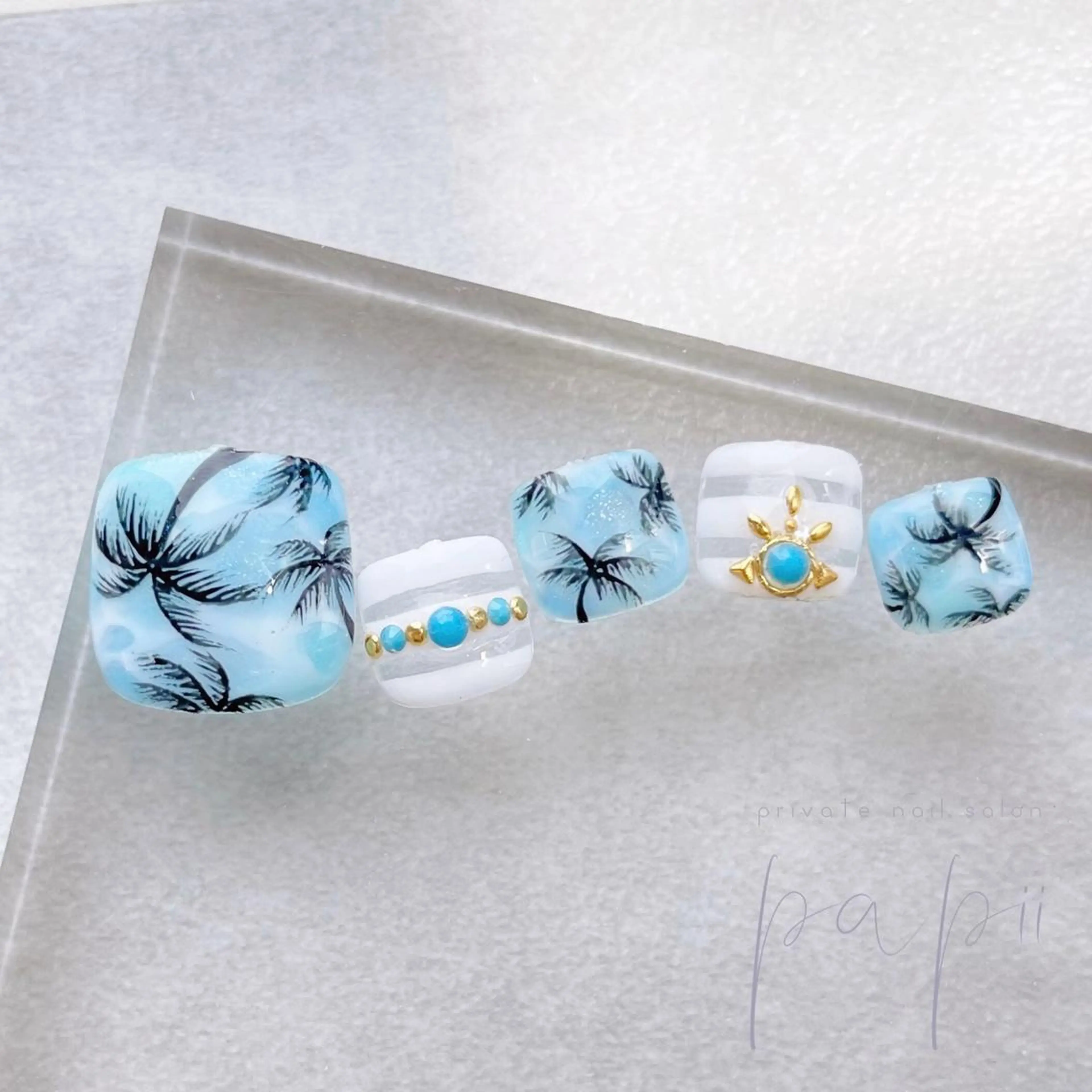 ネイル アートネイル フットネイル private nail salon papii所属・papii☆ kurodaのネイルデザイン