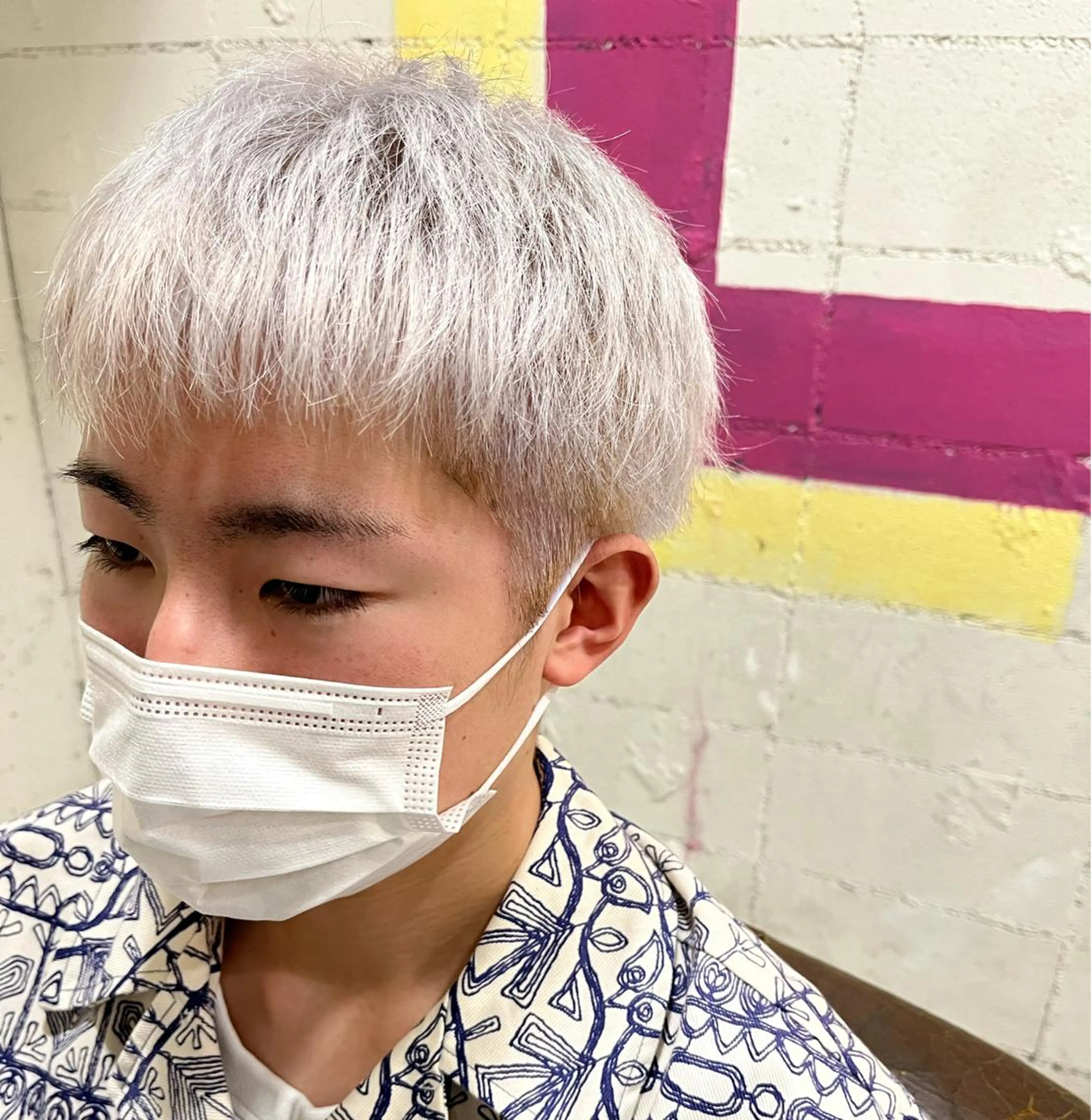 カラー メンズ ヘアカラー トリートメント 🩵DAICHI /デザイン特化🩵のヘアスタイル