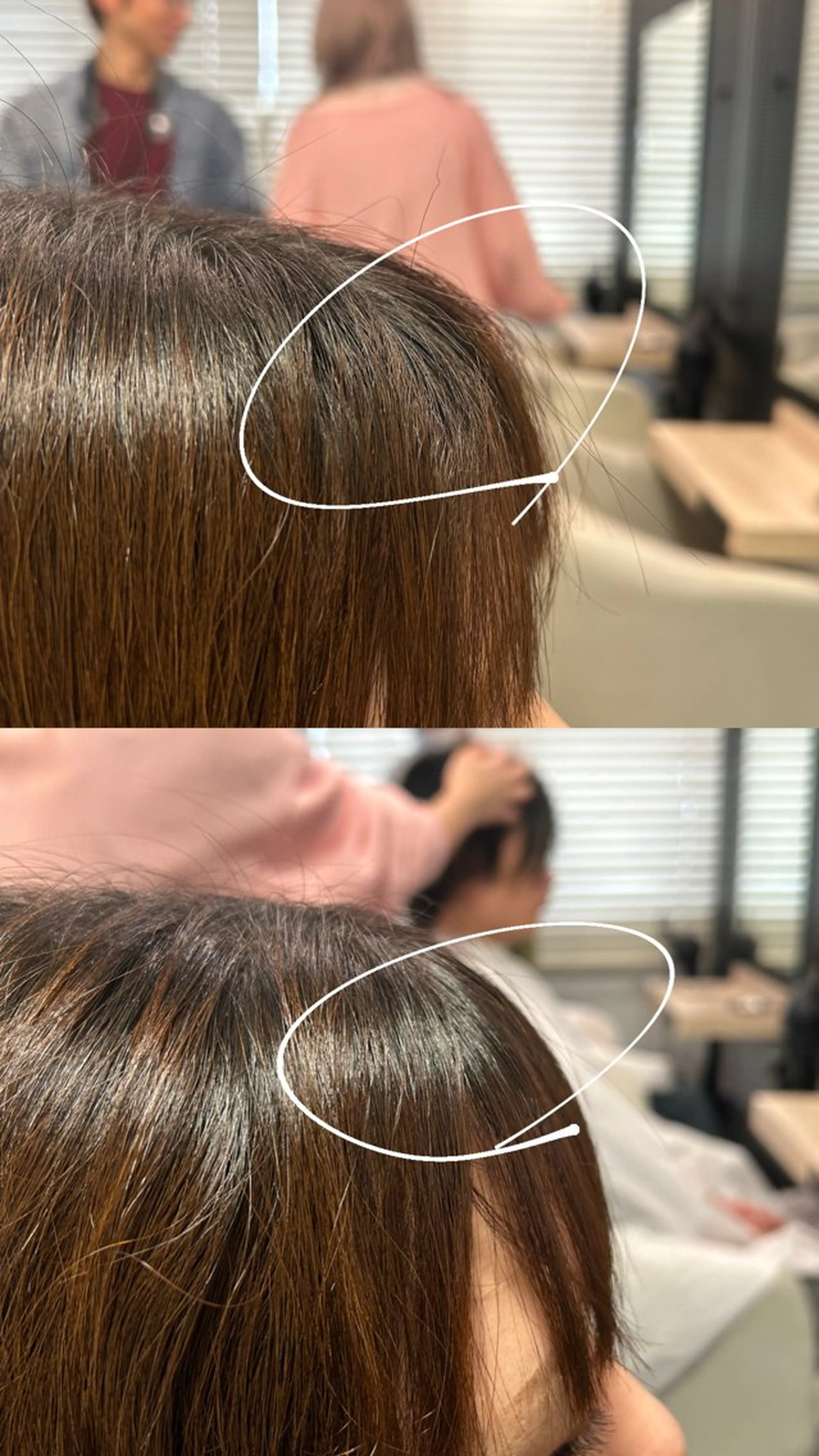 セミロング 縮毛矯正 縮毛•ハイトーン ・着付け Runaのヘアスタイル