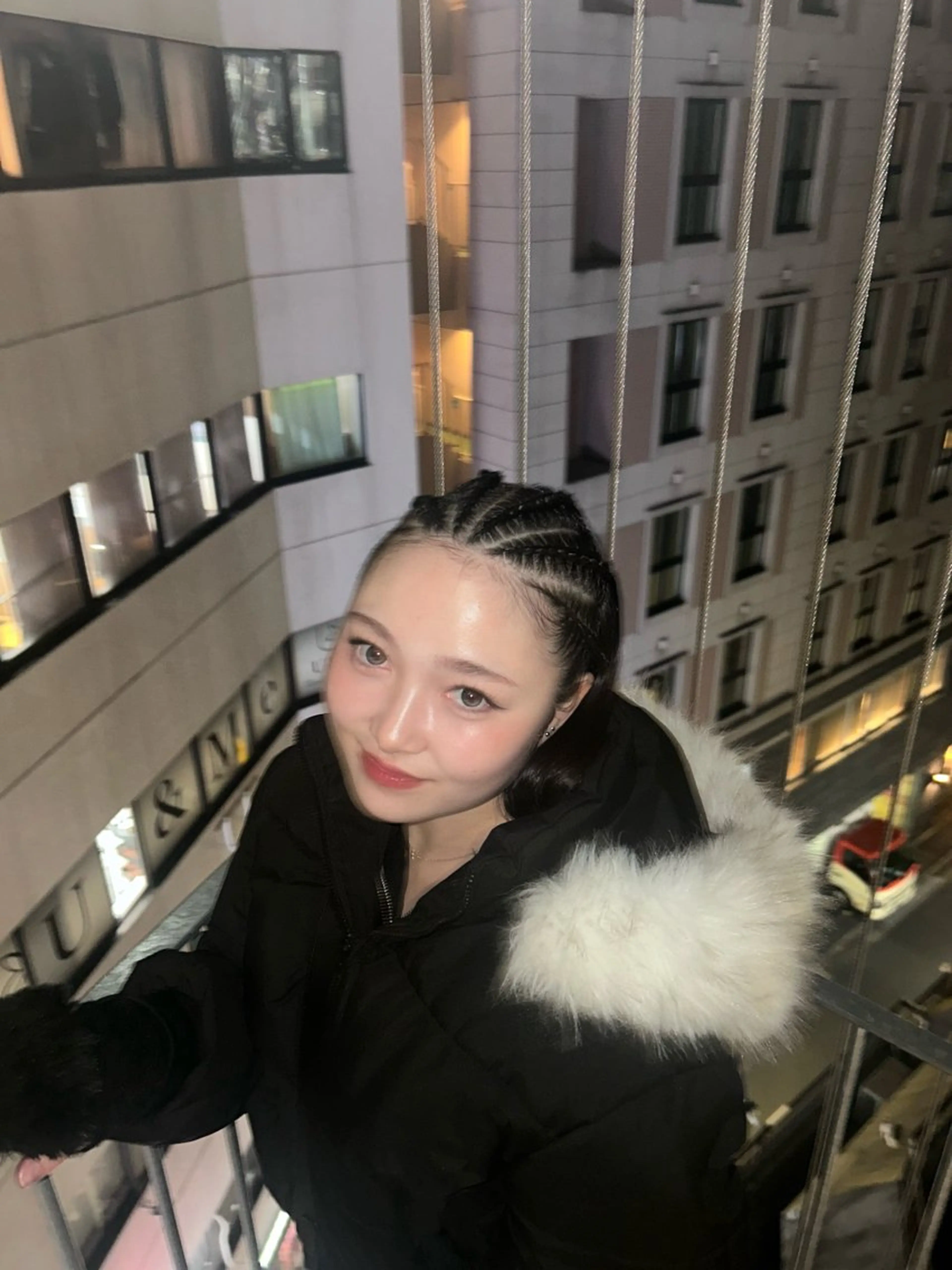 ロング ヘアセット ＆so.所属・SENA/ハイトーン /コーンロウのヘアスタイル