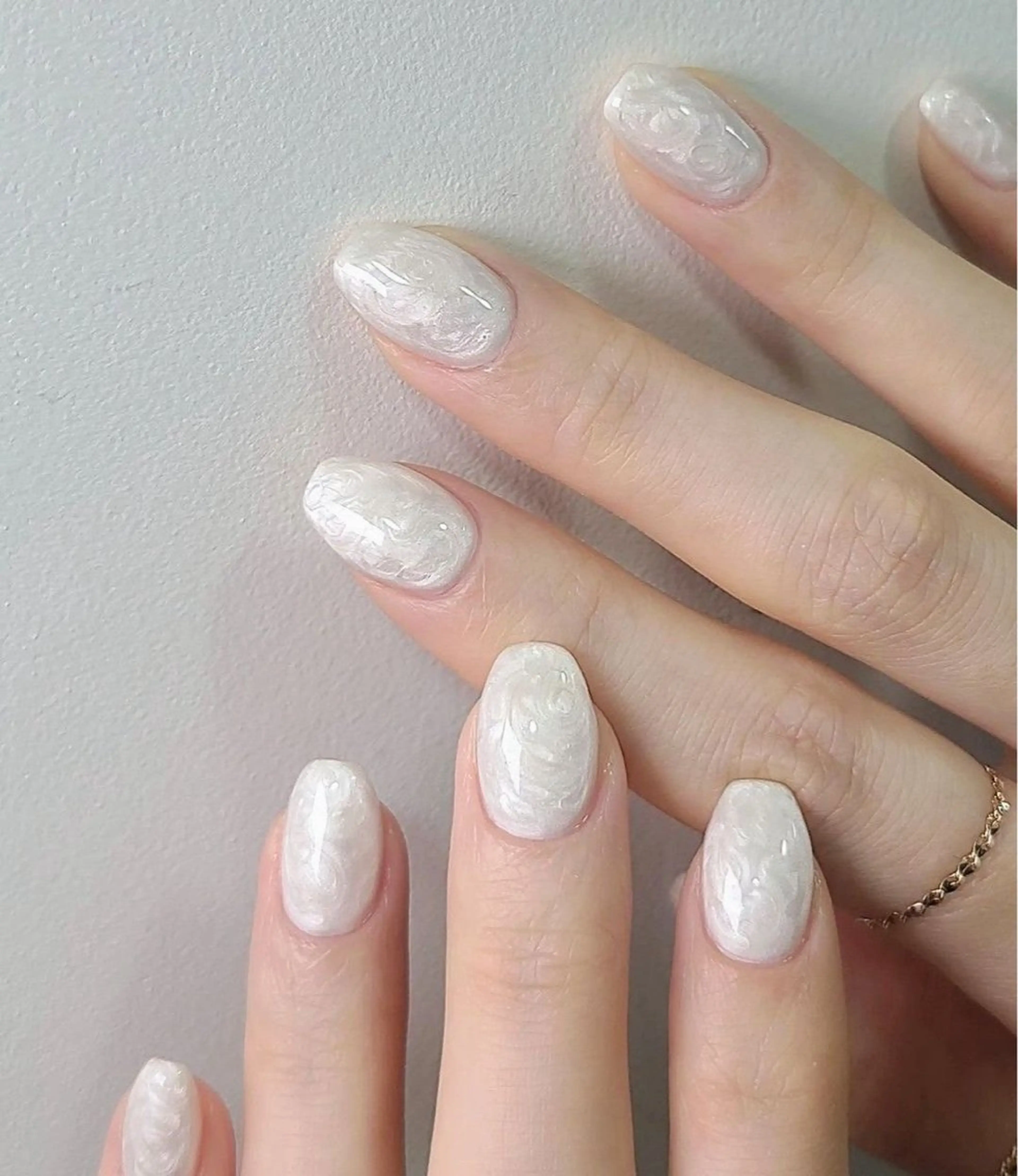 ネイル 韓国ネイル 持ち込み ニュアンスネイル ネイルチップ 冬ネイル RINN ANA.CHUOのネイルデザイン