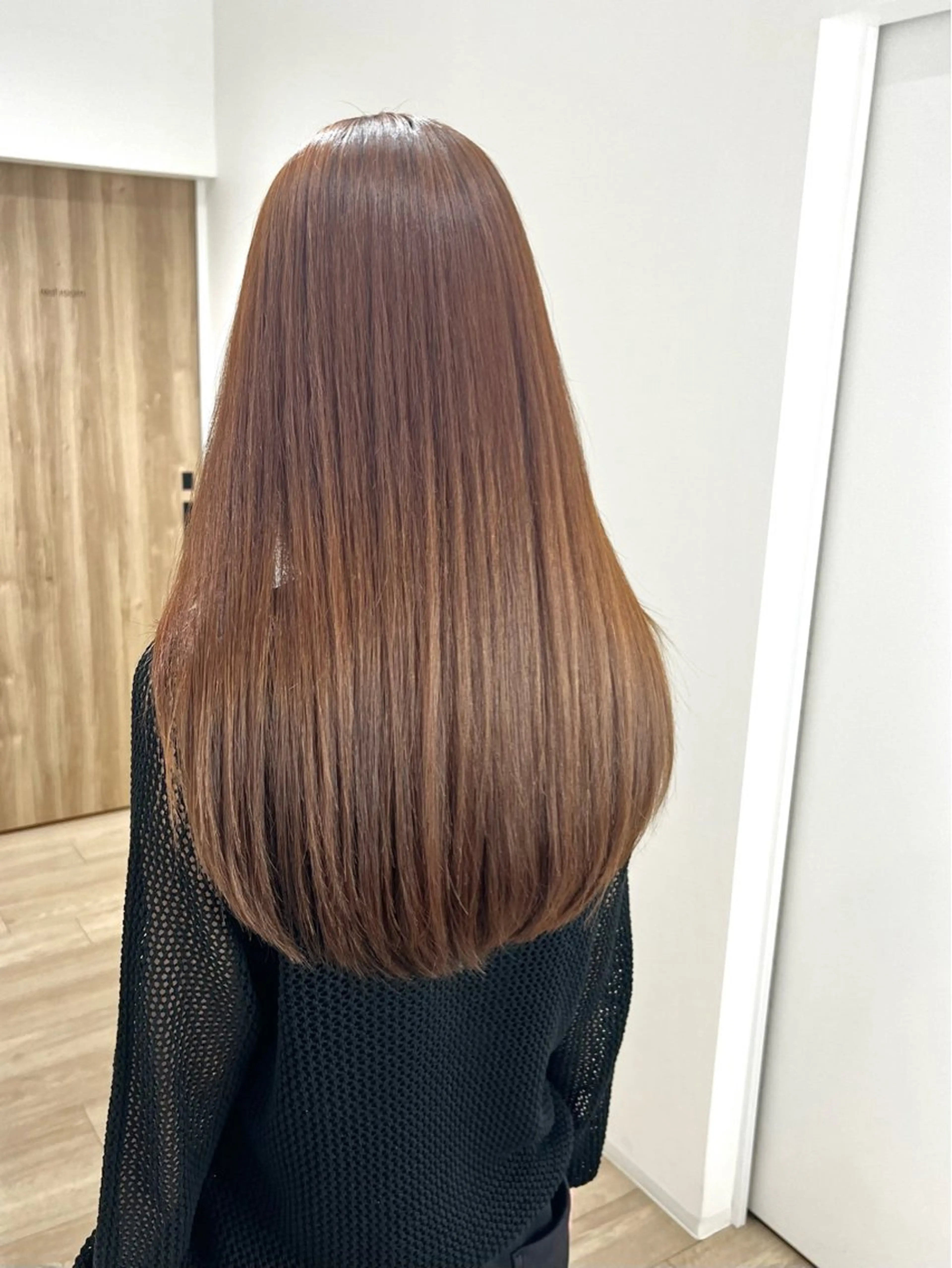 ロング トリートメント 髪質改善カラー長縄 花音のヘアスタイル