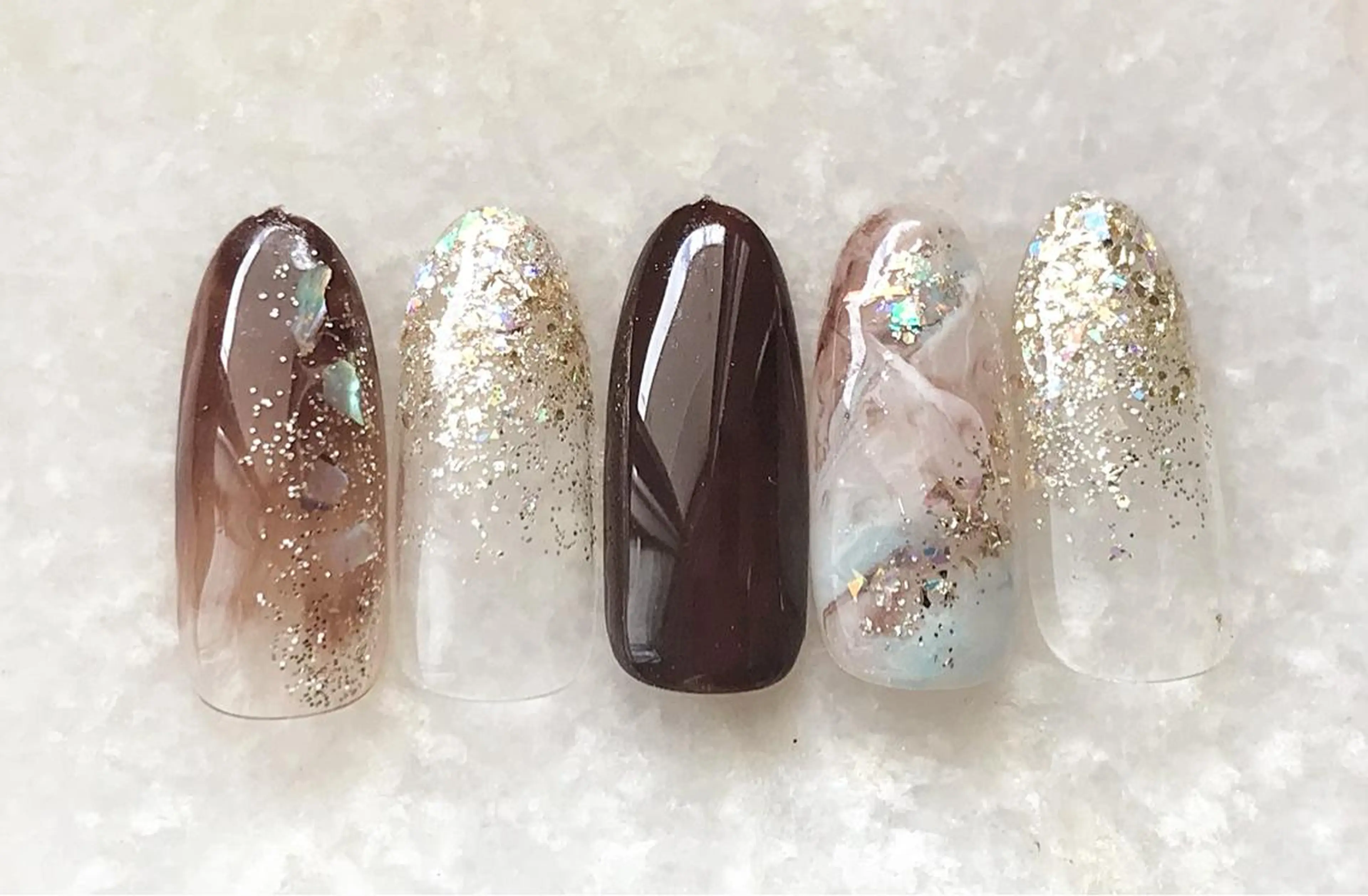 ネイル ジェルネイル パラジェル ハンドネイル Satomi  のネイルデザイン