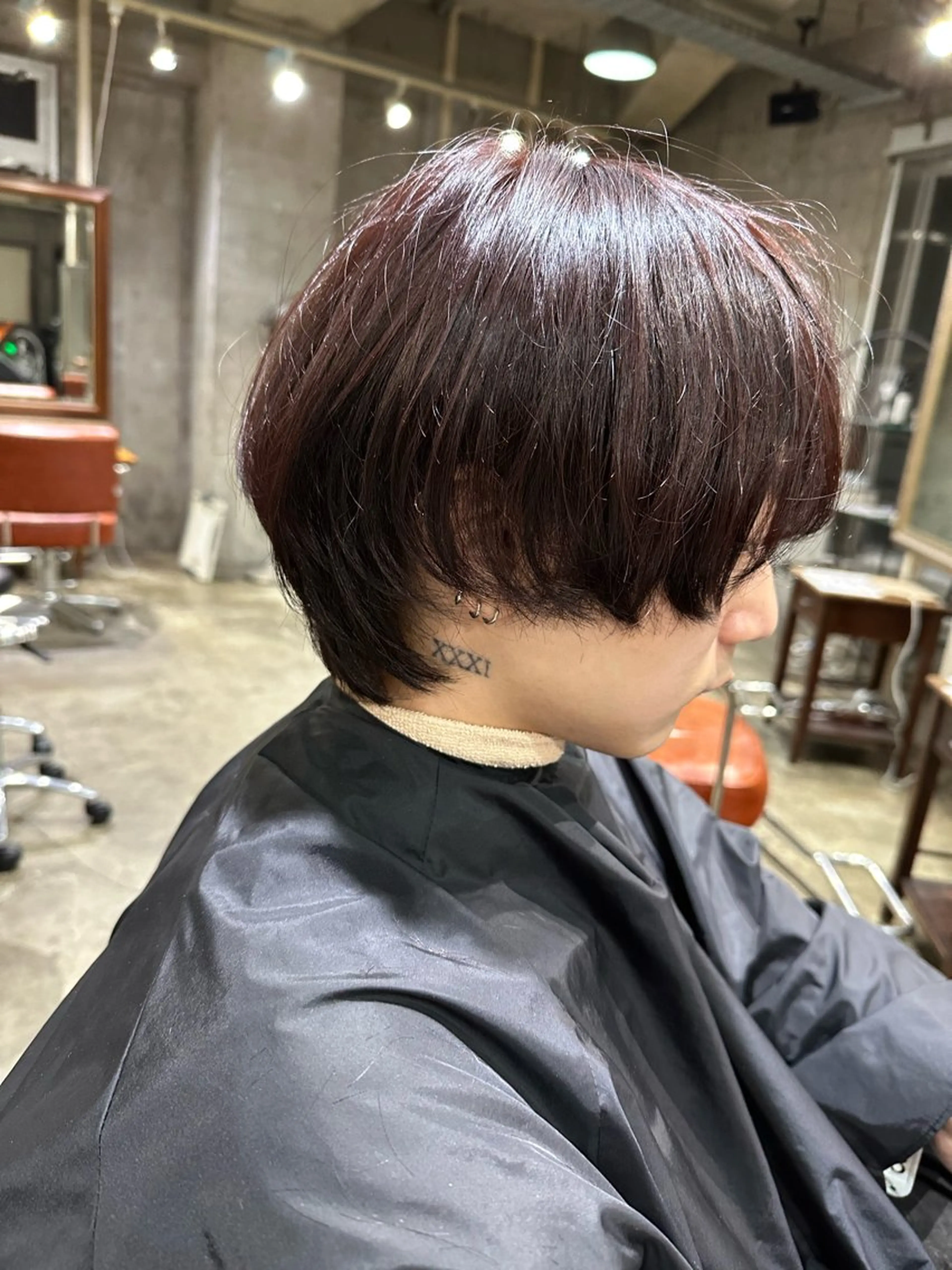 ショート 🔥コテ巻き風 ボブパーマ🔥のヘアスタイル