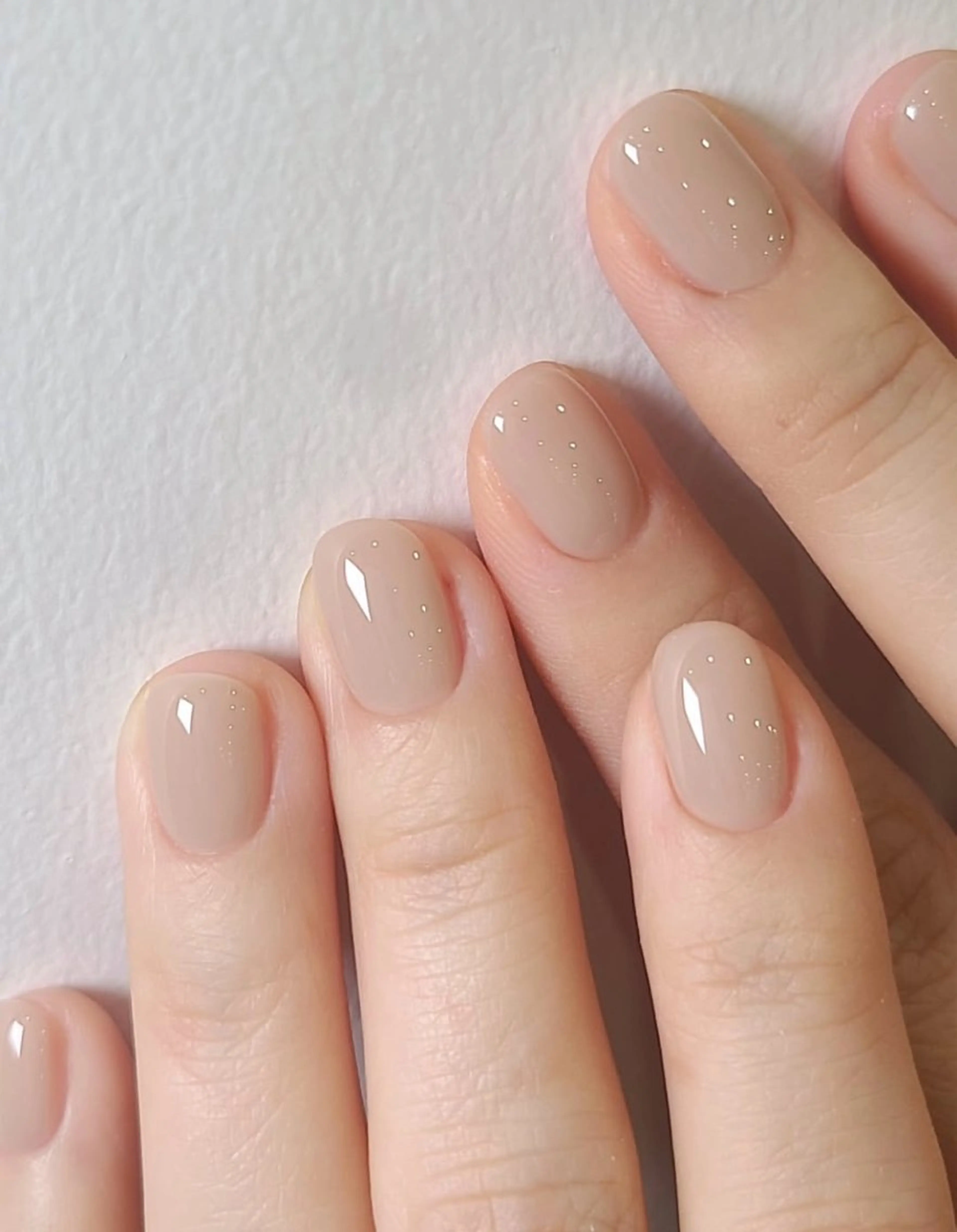 ネイル ワンカラーネイル ハンドネイル JISOO ANA.CHUOのネイルデザイン