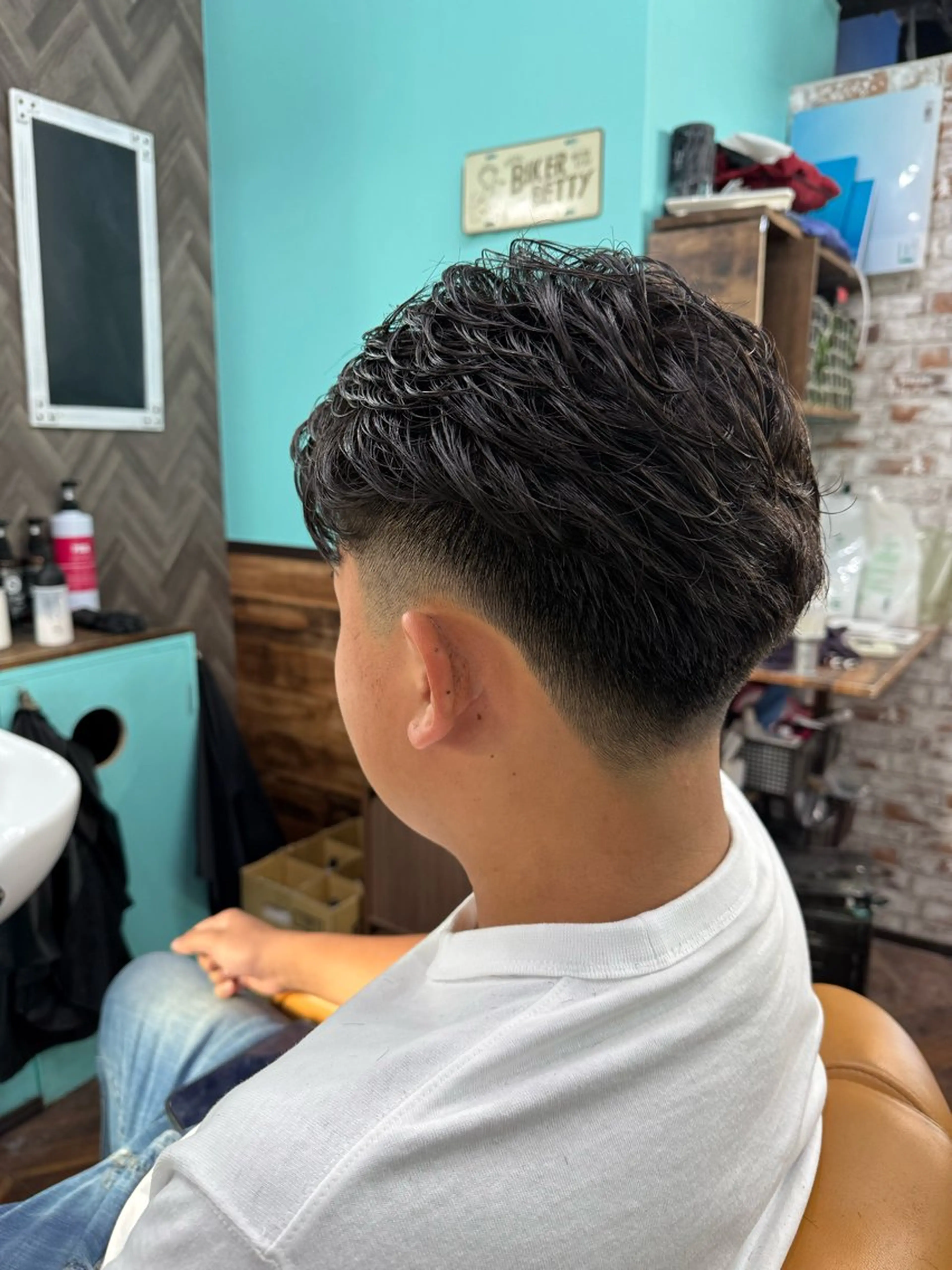 メンズ カット ヘアセット メンズ特化型美容師 髙橋玲生/フェードのヘアスタイル