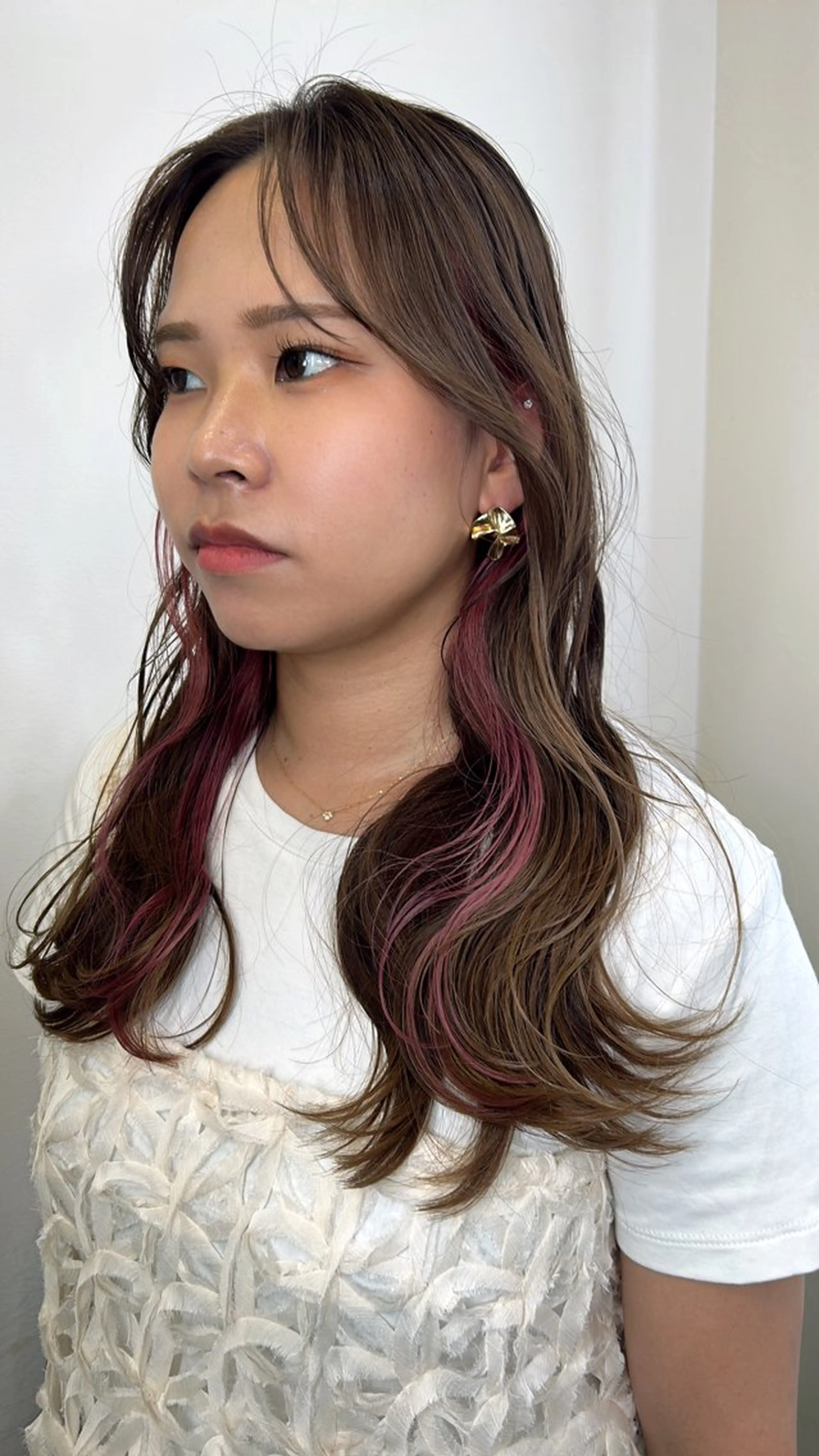 セミロング カラー 小澤 一稀のヘアスタイル