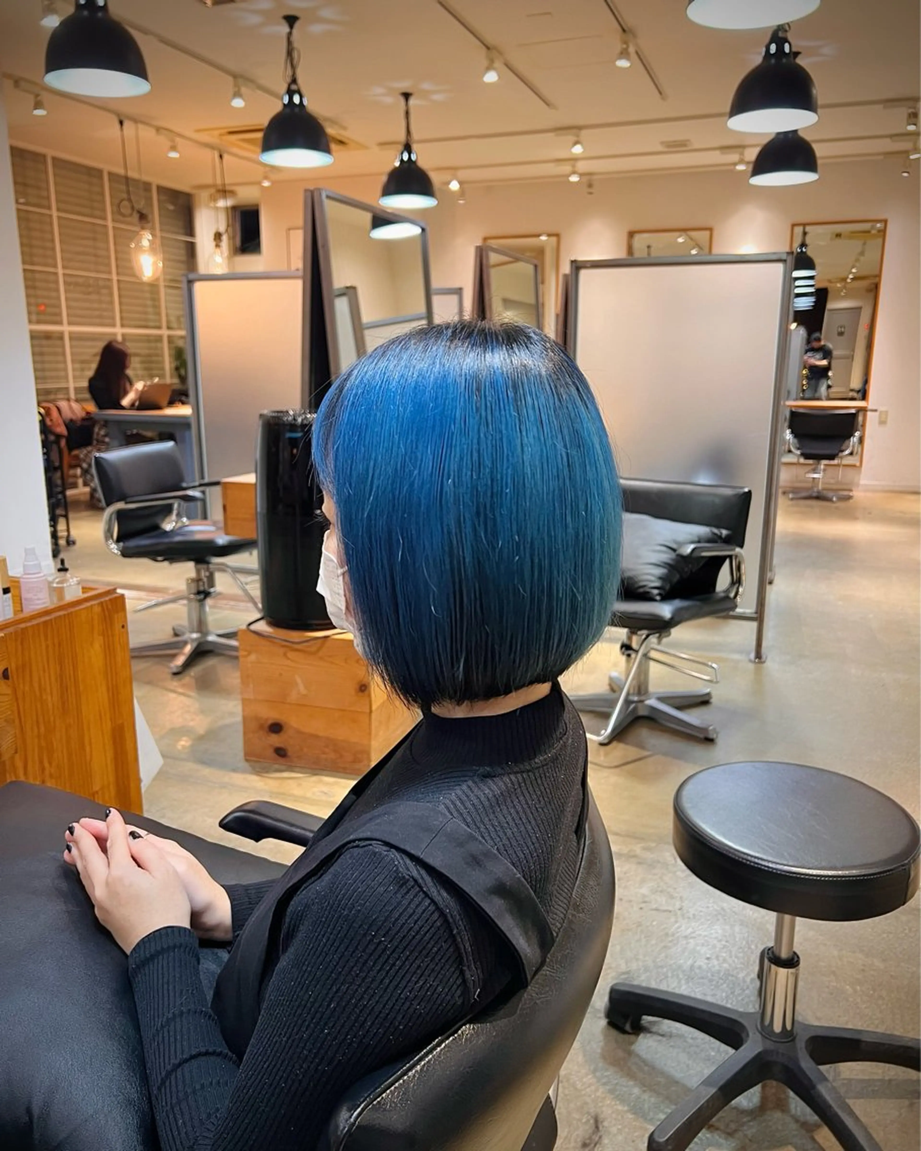 ミディアム カラー パーマ メンズ ボブ 🫧ショート 🫧RENのヘアスタイル