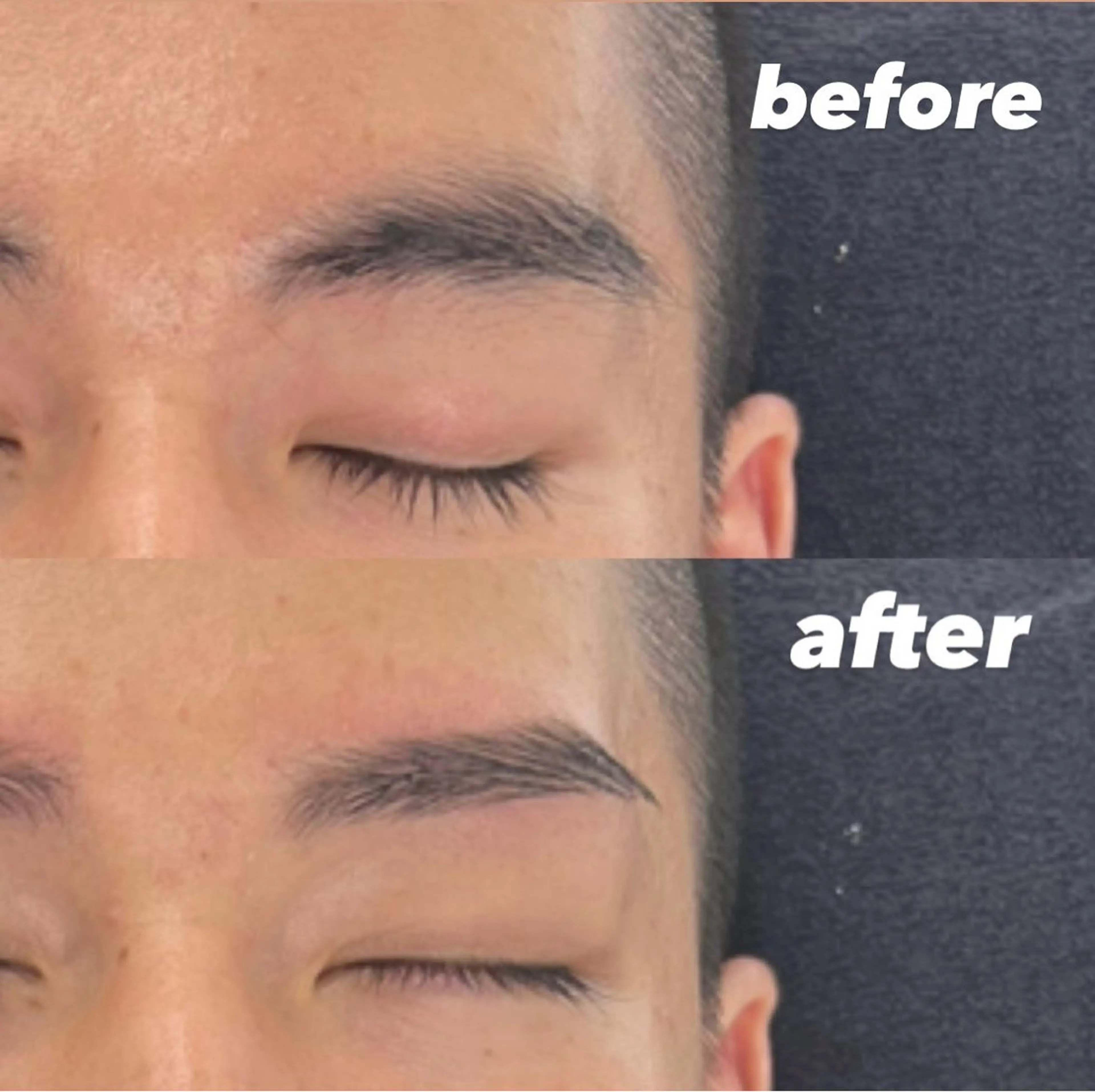 メンズ アイブロウ ワックス脱毛 眉カット SENSE Hikaruの眉毛・アイブロウイメージ