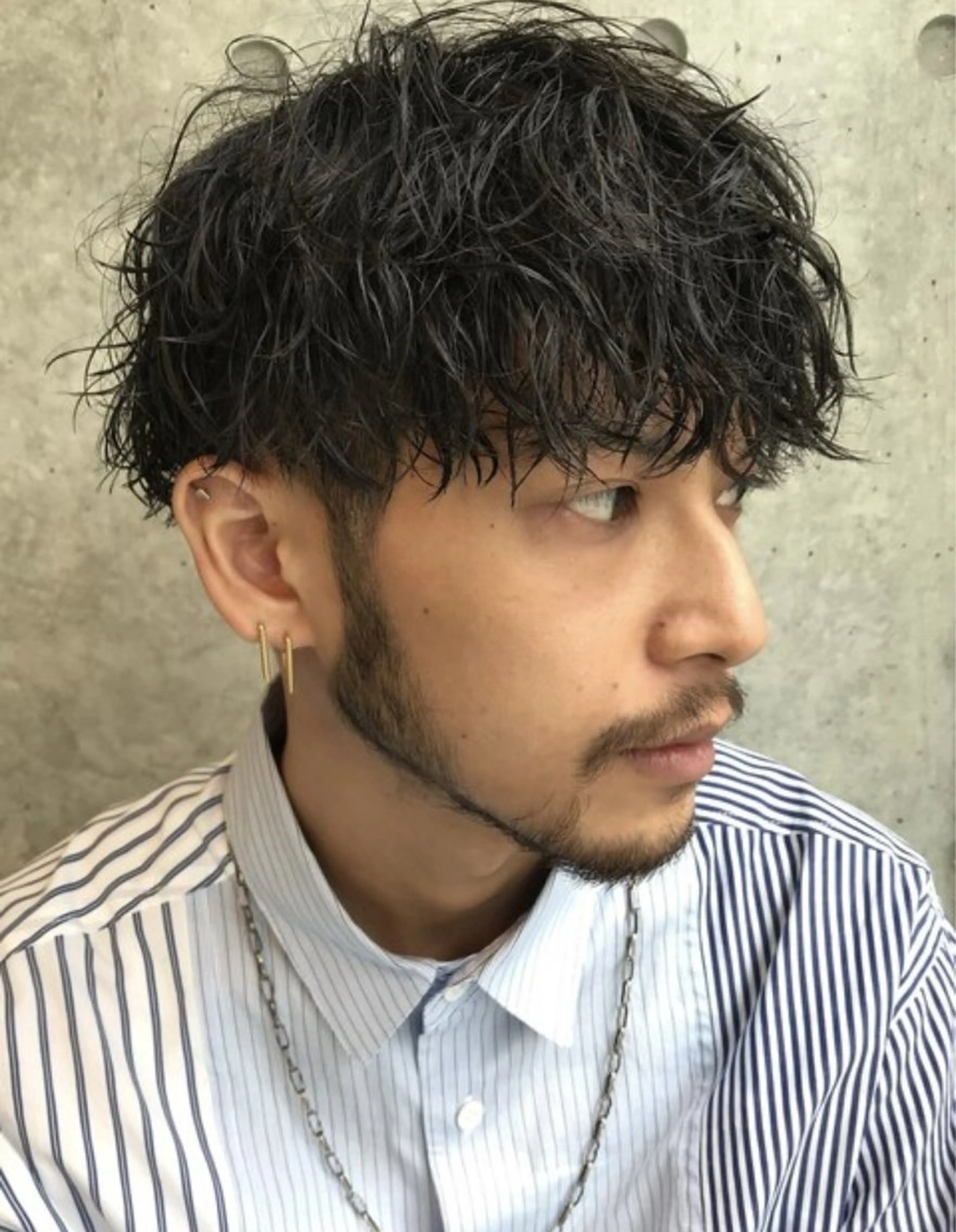 パーマ メンズ パーマ 🌀toa/波巻き✨ /メンズパーマ／栄のヘアスタイル