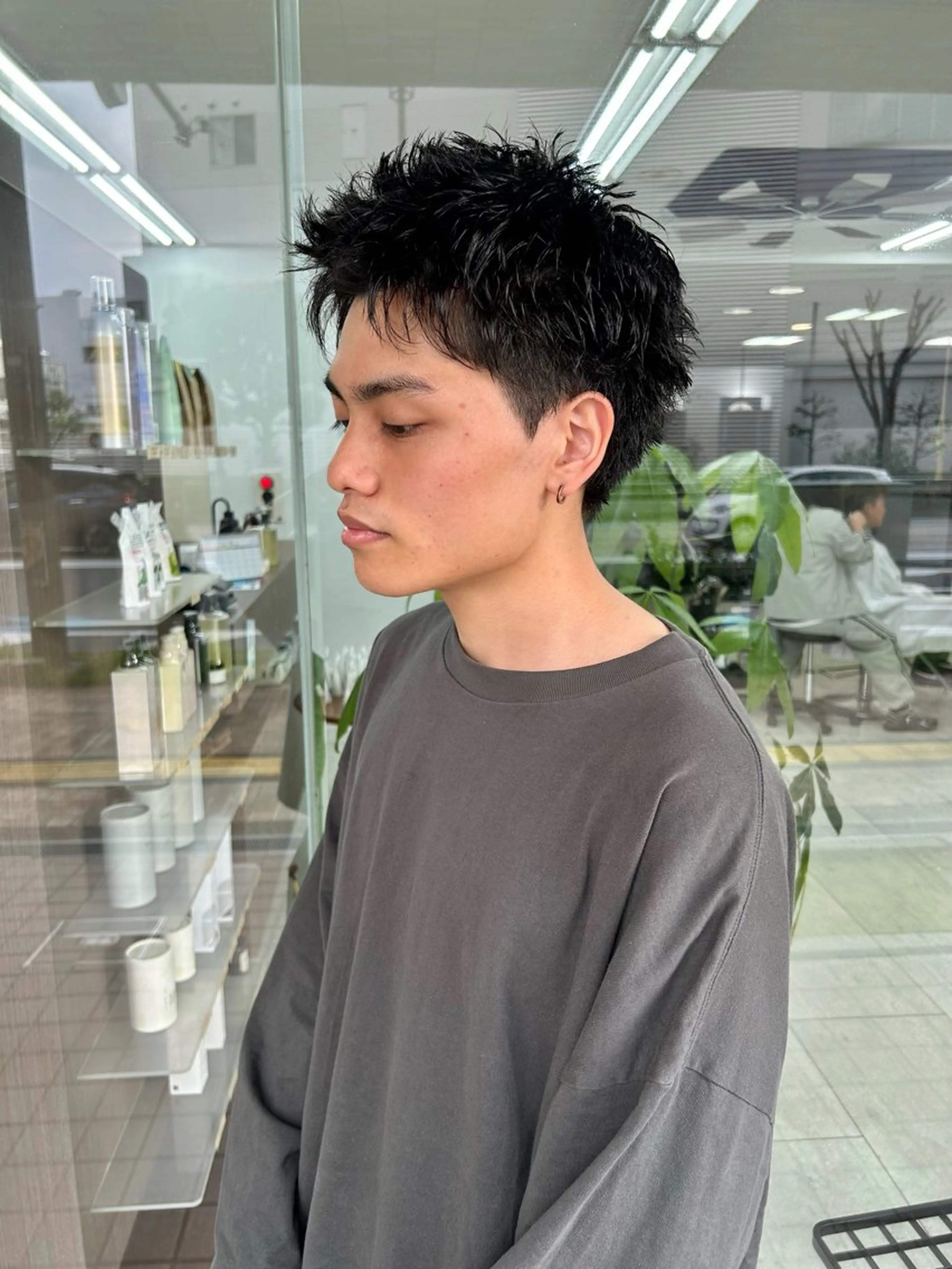 ショート パーマ メンズ メンズパーマ スパイキーショート ショートヘア カット メンズパーマの達人 / タカシマダイスケのヘアスタイル