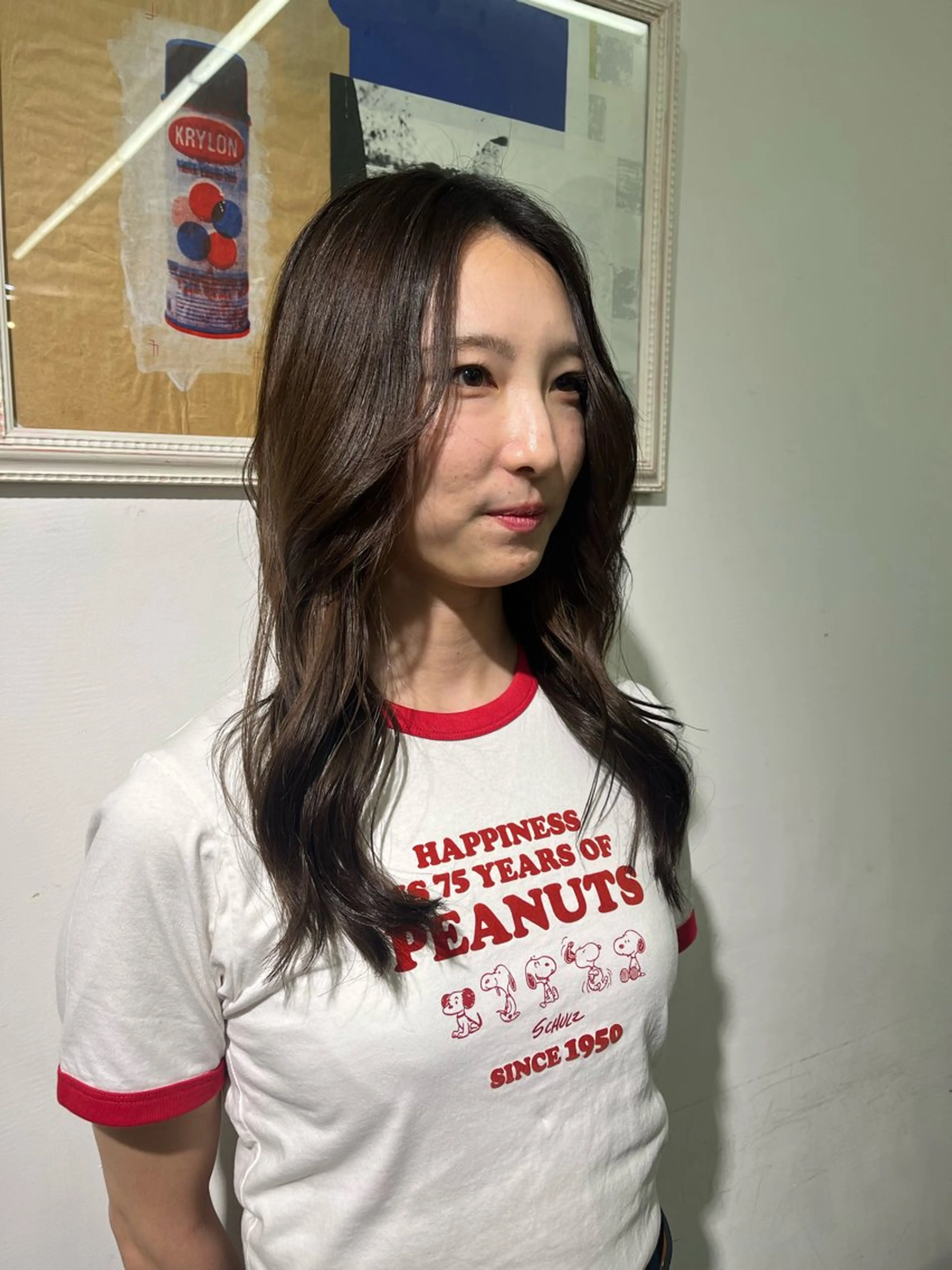 セミロング 波多野 芽衣のヘアスタイル
