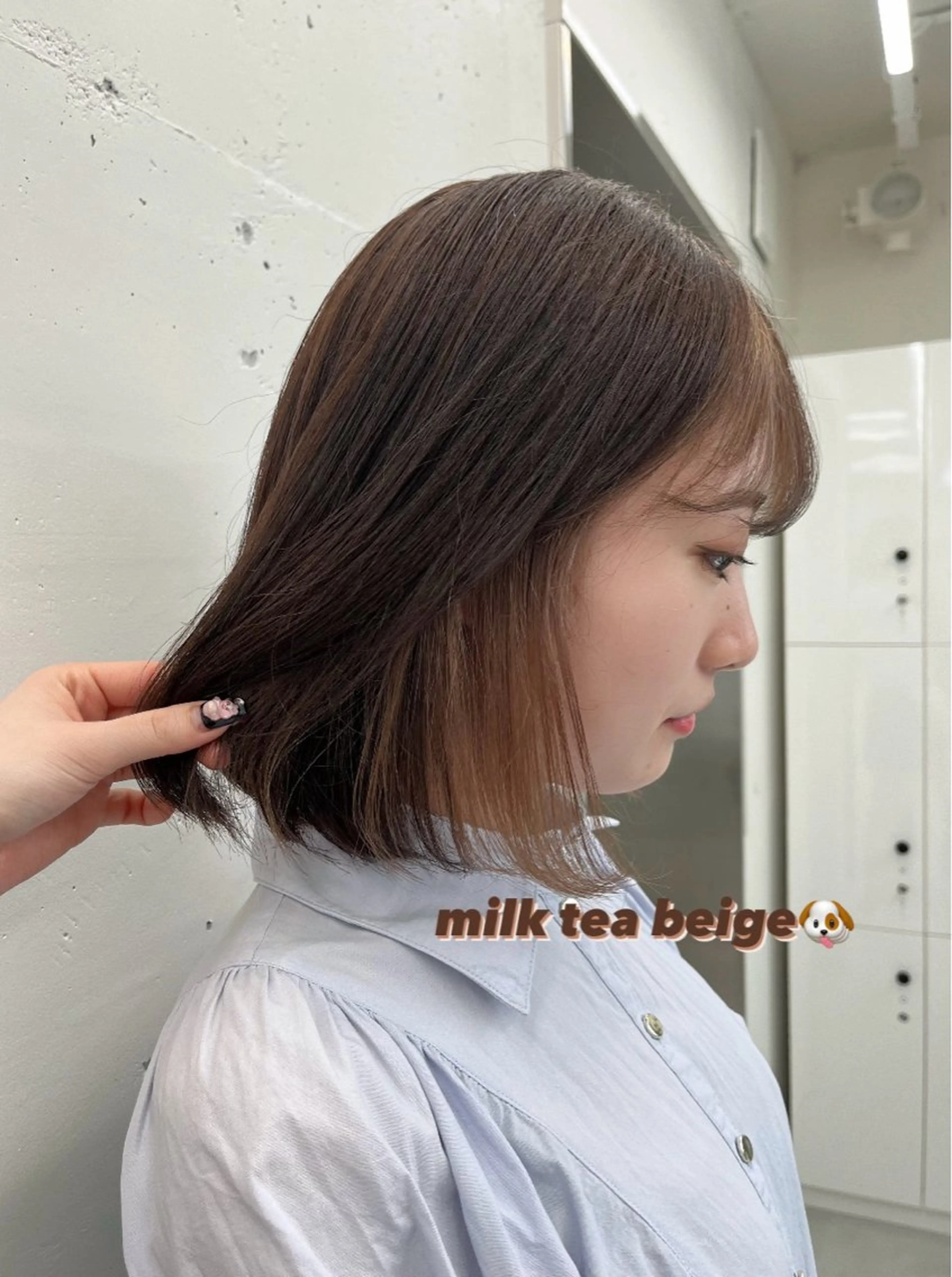 ロング カラー ベージュカラー ブリーチ ミルクティーベージュ ヘアカラー トリートメント 🫧‪Ameri🫧 JILLSTUDIOのヘアスタイル