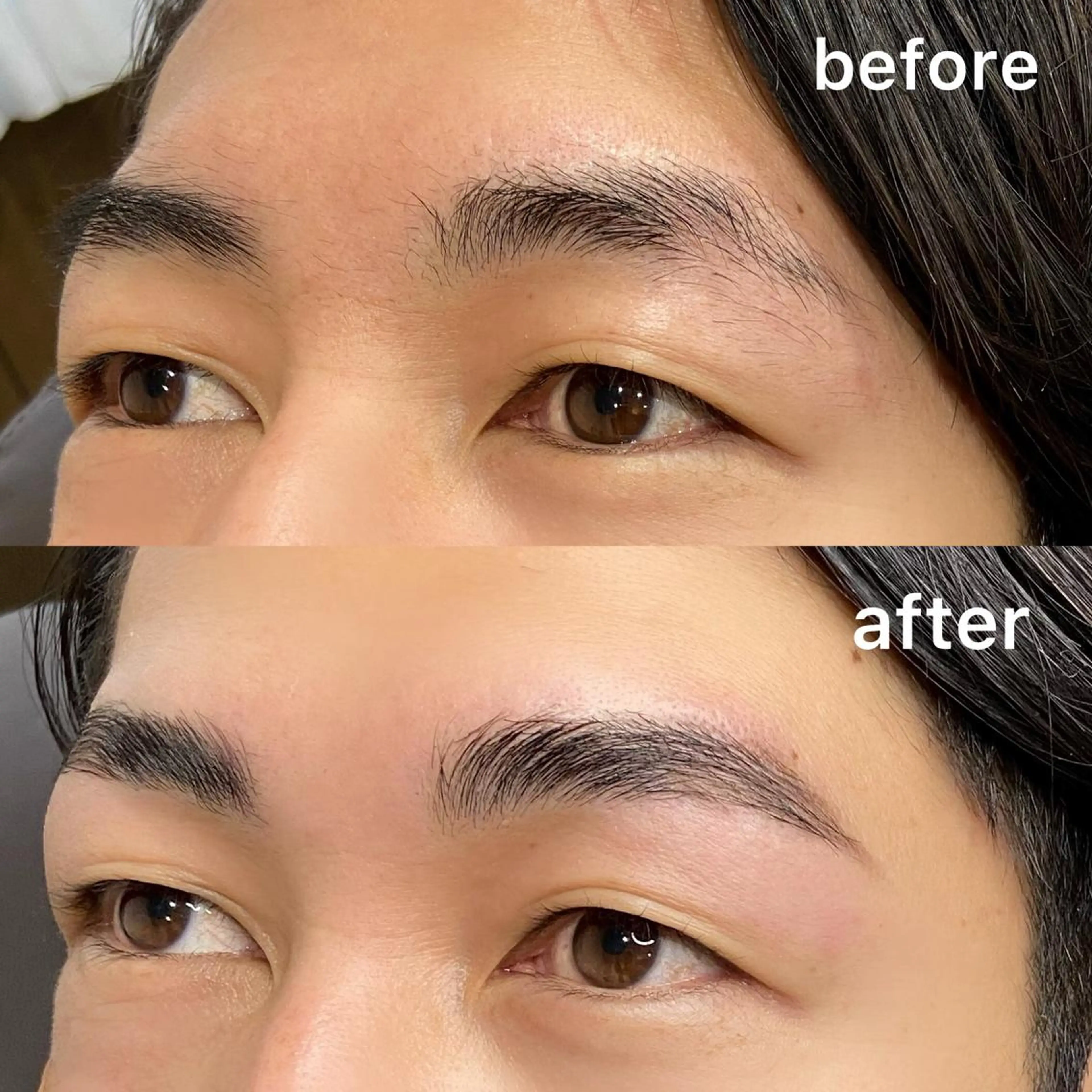 メンズ アイブロウ メンズパーマ 眉毛ワックス脱毛 éclat エクラのネイルデザイン