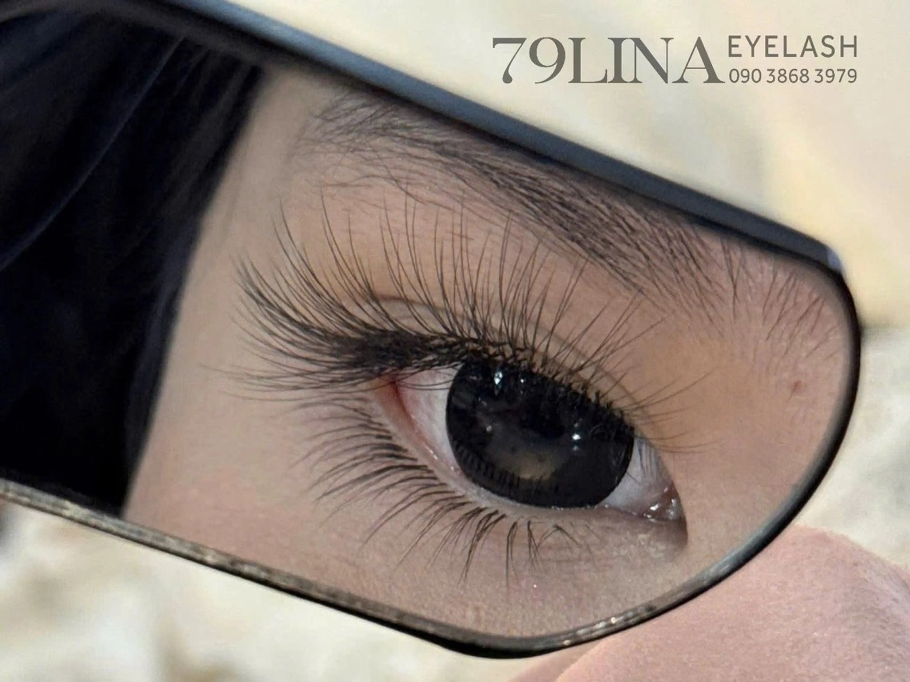 マツエク・マツパ 付け放題 まつげパーマ 一重×まつ毛パーマ ボリュームラッシュ ワンホンマツエク マツエク Linanail Nambaのマツエク・マツパデザイン