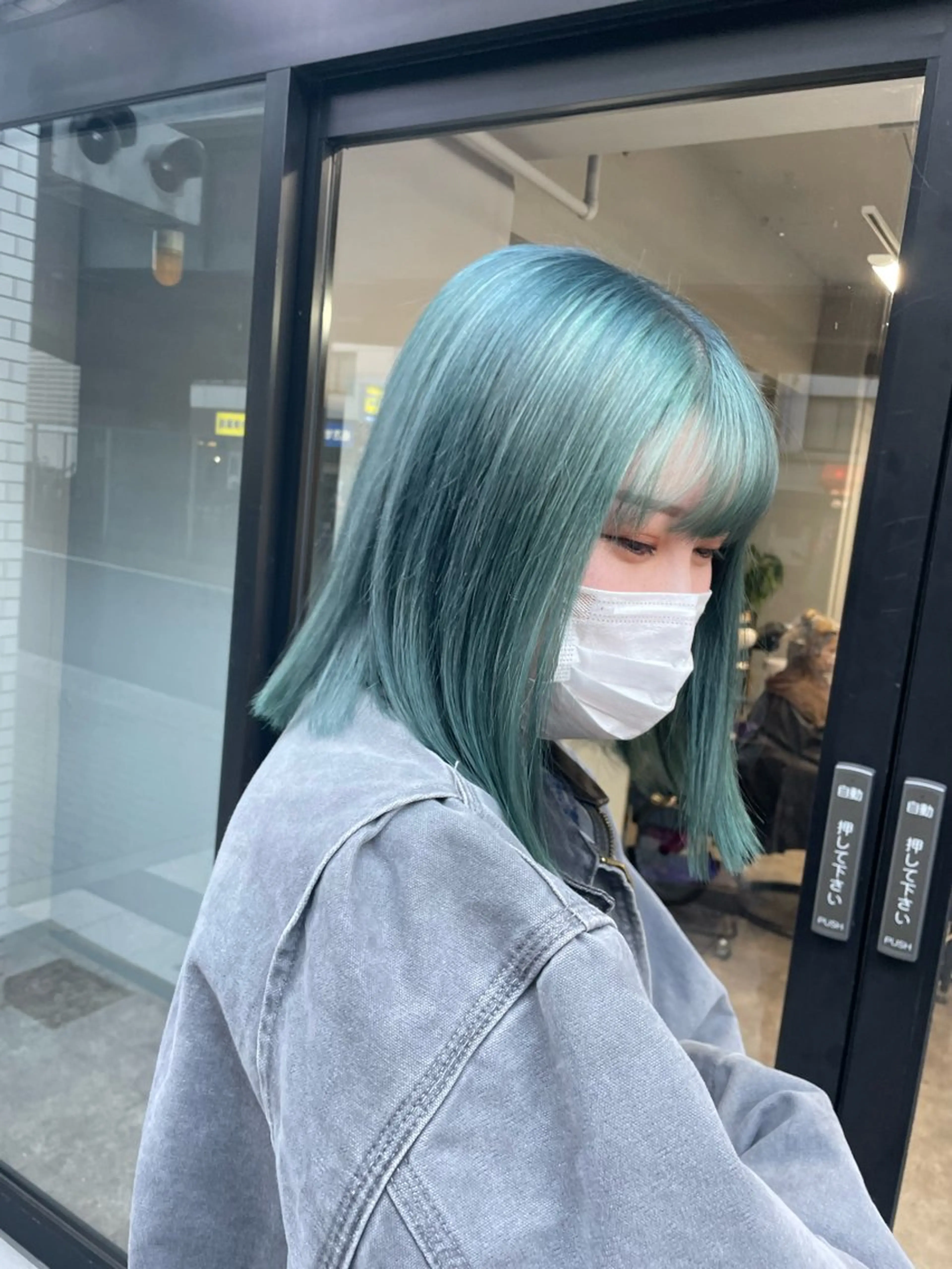 ショート カラー ヘアカラー #韓国ハイトーン💓 TOWAのヘアスタイル